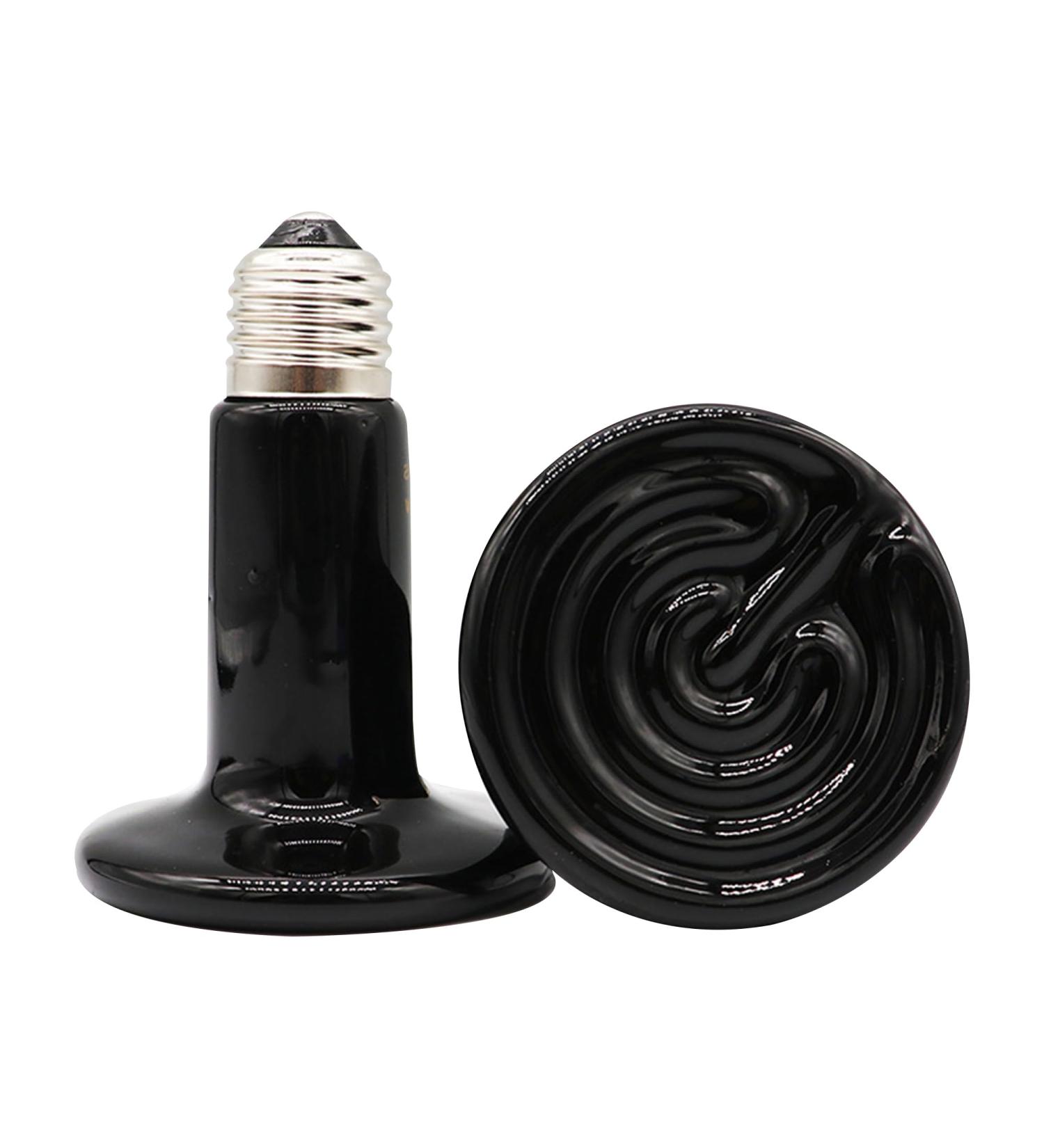 Ymcud 150W Ceramic Heat Emitter - Infrared Reptile Heat Lamp Bulb No-Light Heater for Chicks Reptiles Lizards Snakes Aquariums Chicken Coops (2 Pack) (150 Watts) 150 Watts - Buy Online on GoSupps.com