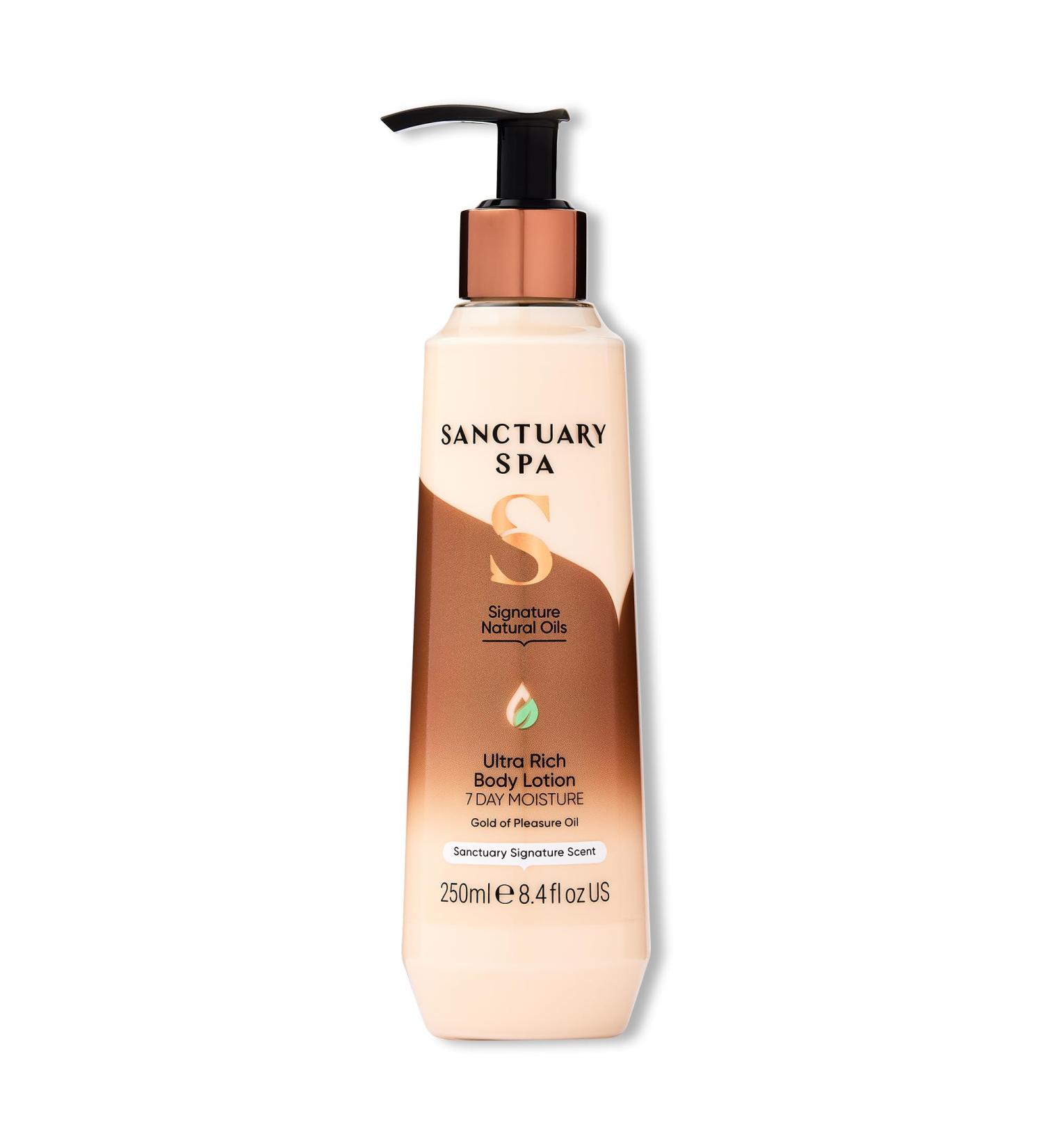Sanctuary Spa Body Lotion 250ml - Ultra-Rich Natural Oils Moisture Care | Vegan & Cruelty-Free - Buy Online on GoSupps.com