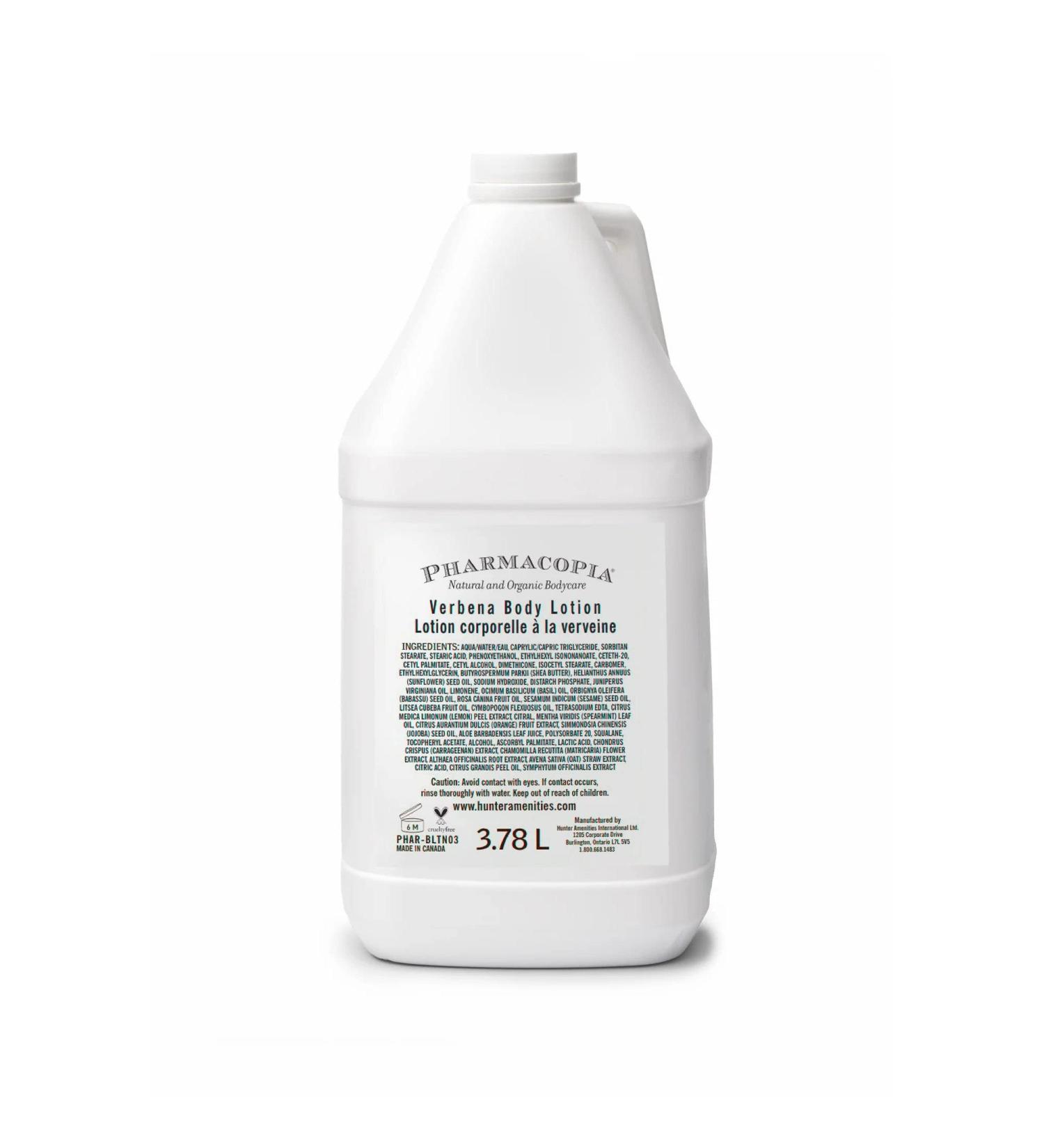 Pharmacopia Hotel Verbena Body Lotion Moisturizing Aromatherapy Body Cream with Natural & Organic Ingredients Vegan Cruelty Free Aromatic Moisturizer 128 oz - Buy Online on GoSupps.com