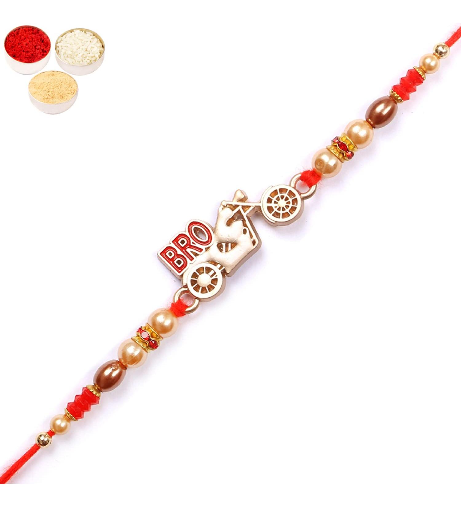 Ghasitaram Gifts Rakhis Online - Kids Rakhi - 8198 Bro Rakhi - Buy Online on GoSupps.com