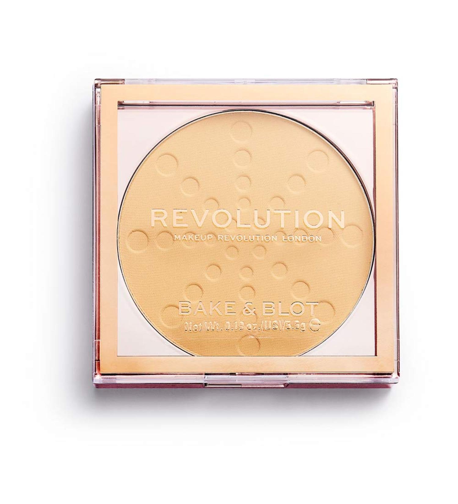 Makeup Revolution Bake & Blot Powder Banana Deep