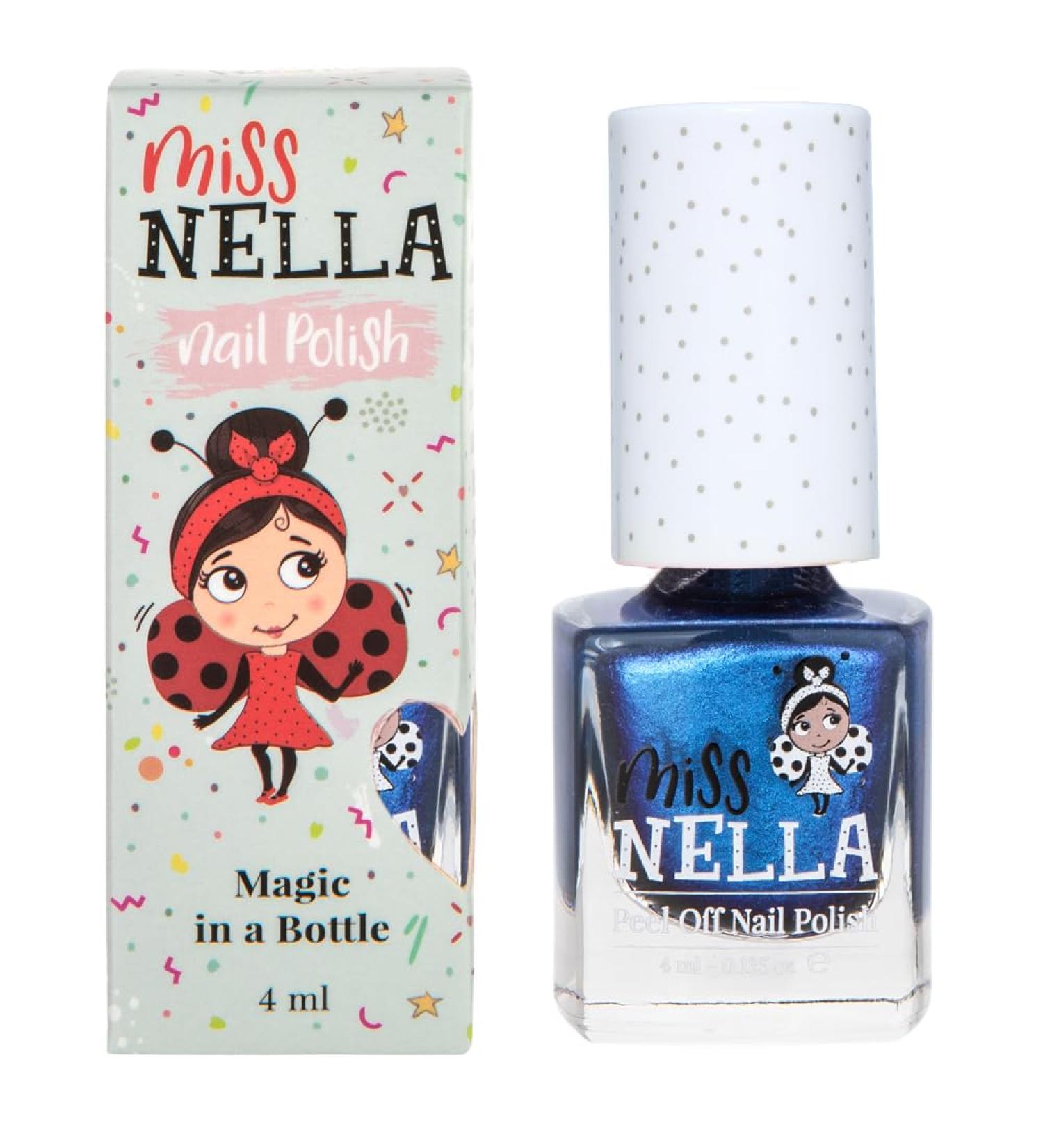 Miss Nella You're So Special Peel-Off Nail Polish for Kids - Blue Non-Toxic Water-Based & Odor-Neutral - Buy Online on GoSupps.com