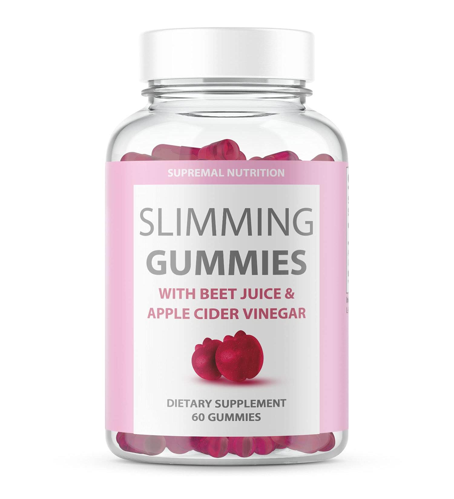 Apple Cider Vinegar Slimming Gummies - Clinically Proven Ingredients for Healthy Body & Belly - Men & Women - Buy Online on GoSupps.com