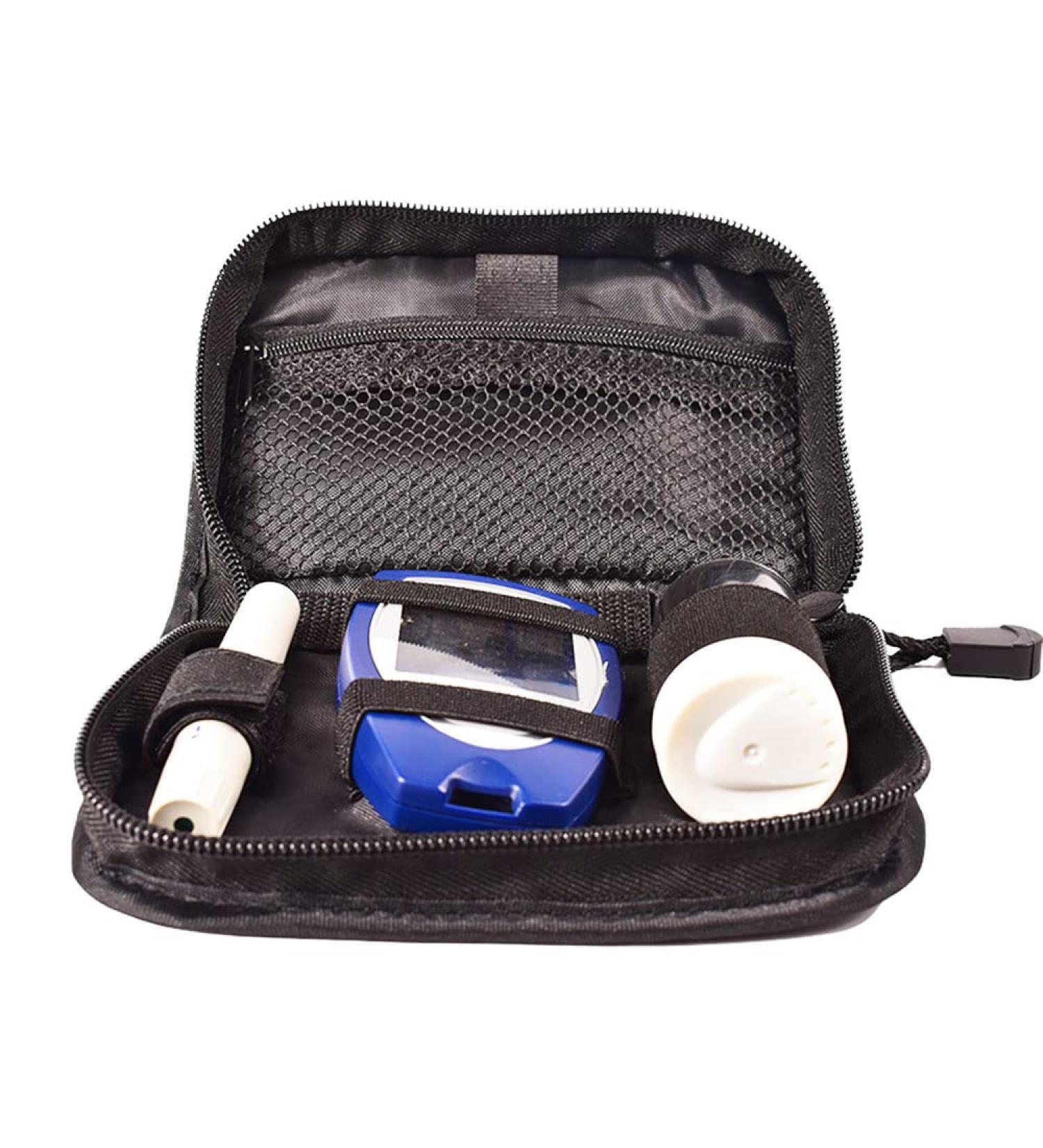 GENCAM Diabetes Supply Case - Portable Diabetic Organizer & Testing Kit Storage Bag - Buy Online on GoSupps.com