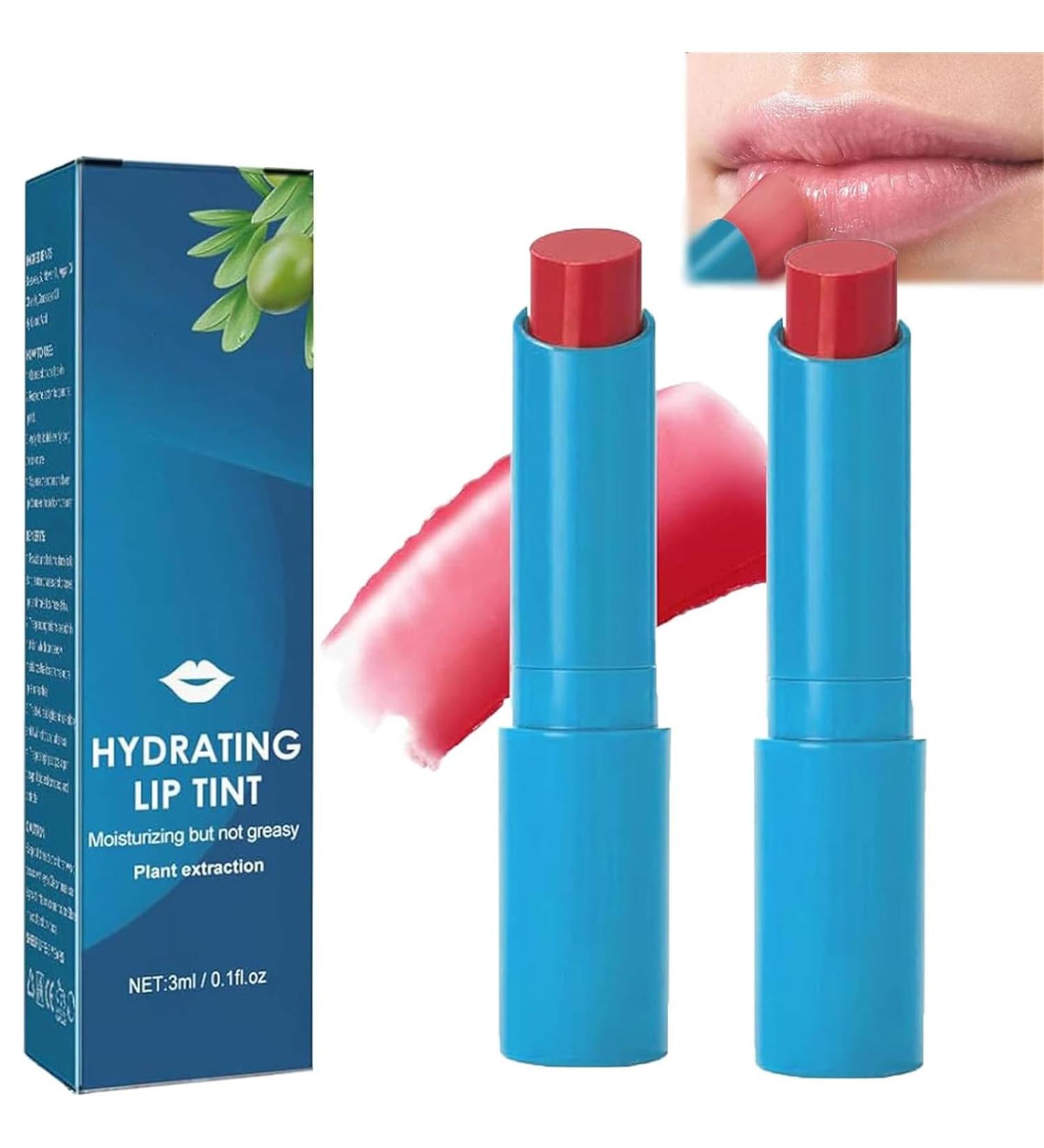 2024 Tinted Lip Balm Nutritious Moisturizing Lip Balm Long Lasting Waterproof Hydrating Lip Gloss Natural Ingredients Moisturizing Lip Tint for Dry Chapped Lips - Buy Online on GoSupps.com