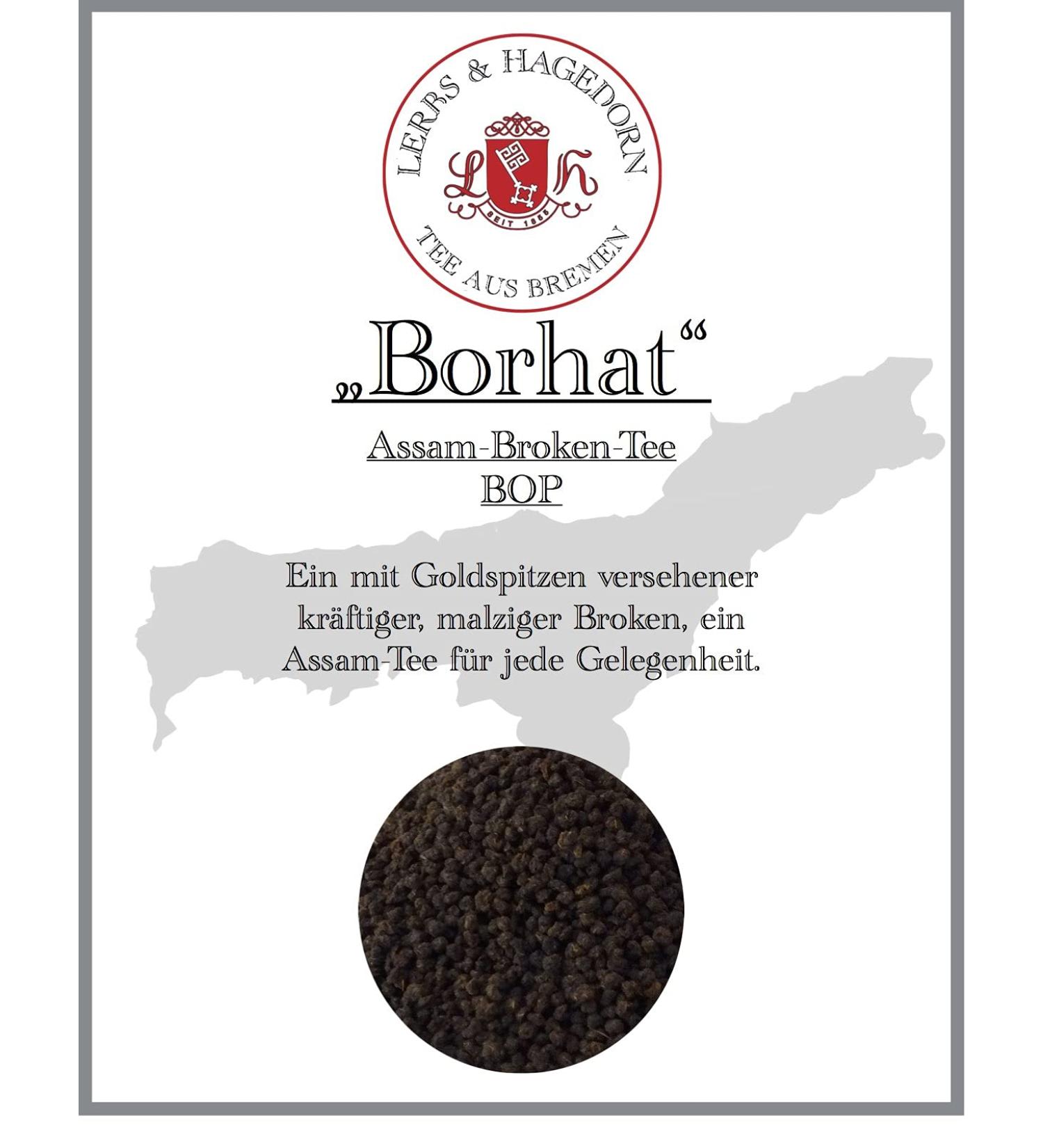  Lerbs & Hagedorn Assam-Tee Broken Bop Borhat Tea 1.5 kg - Buy Online on GoSupps.com