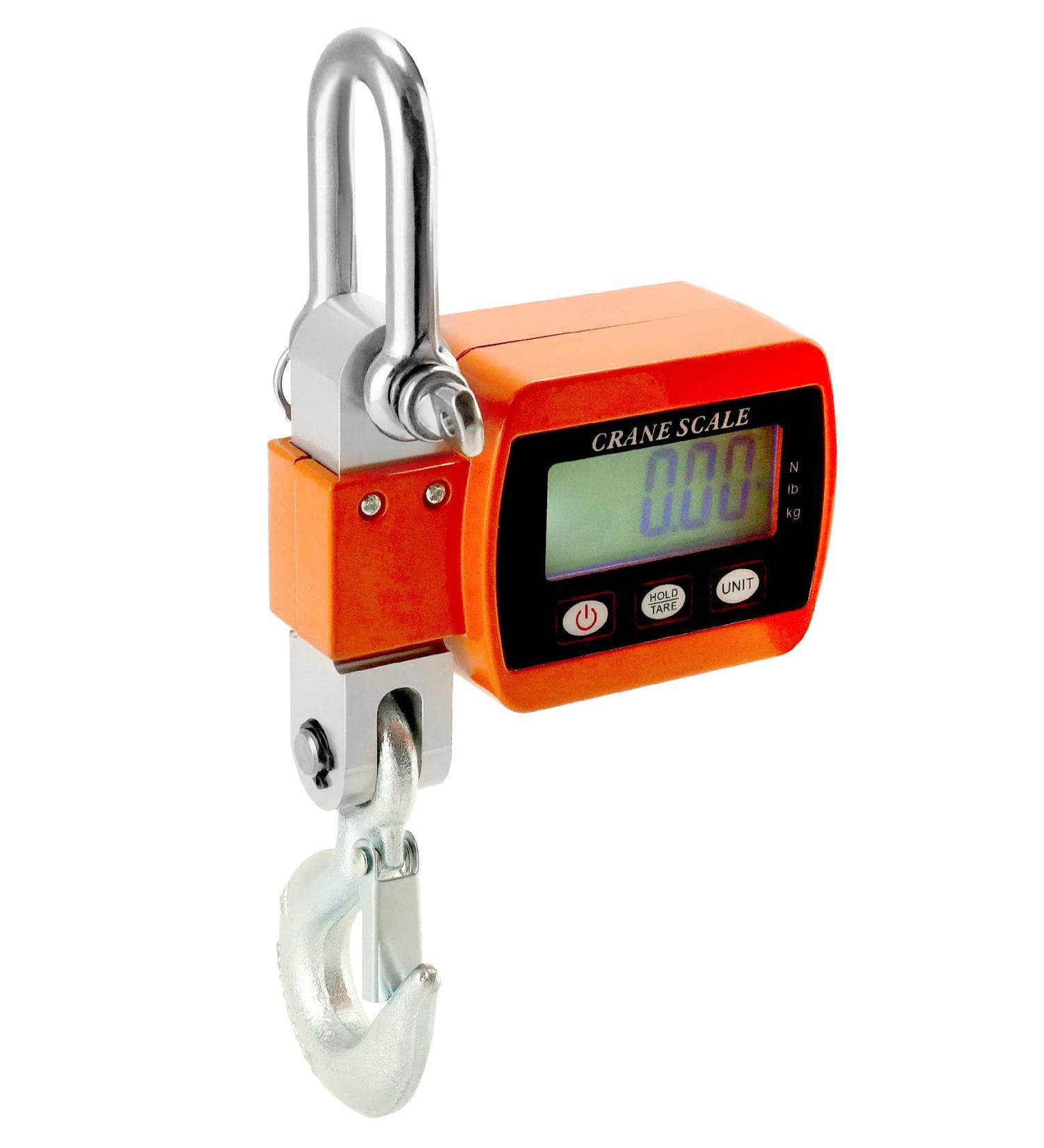QWORK Digital Hanging Scale 500kg - Aluminum Crane Scale for Wharf Weighing Steel & Fishing - Buy Online on GoSupps.com