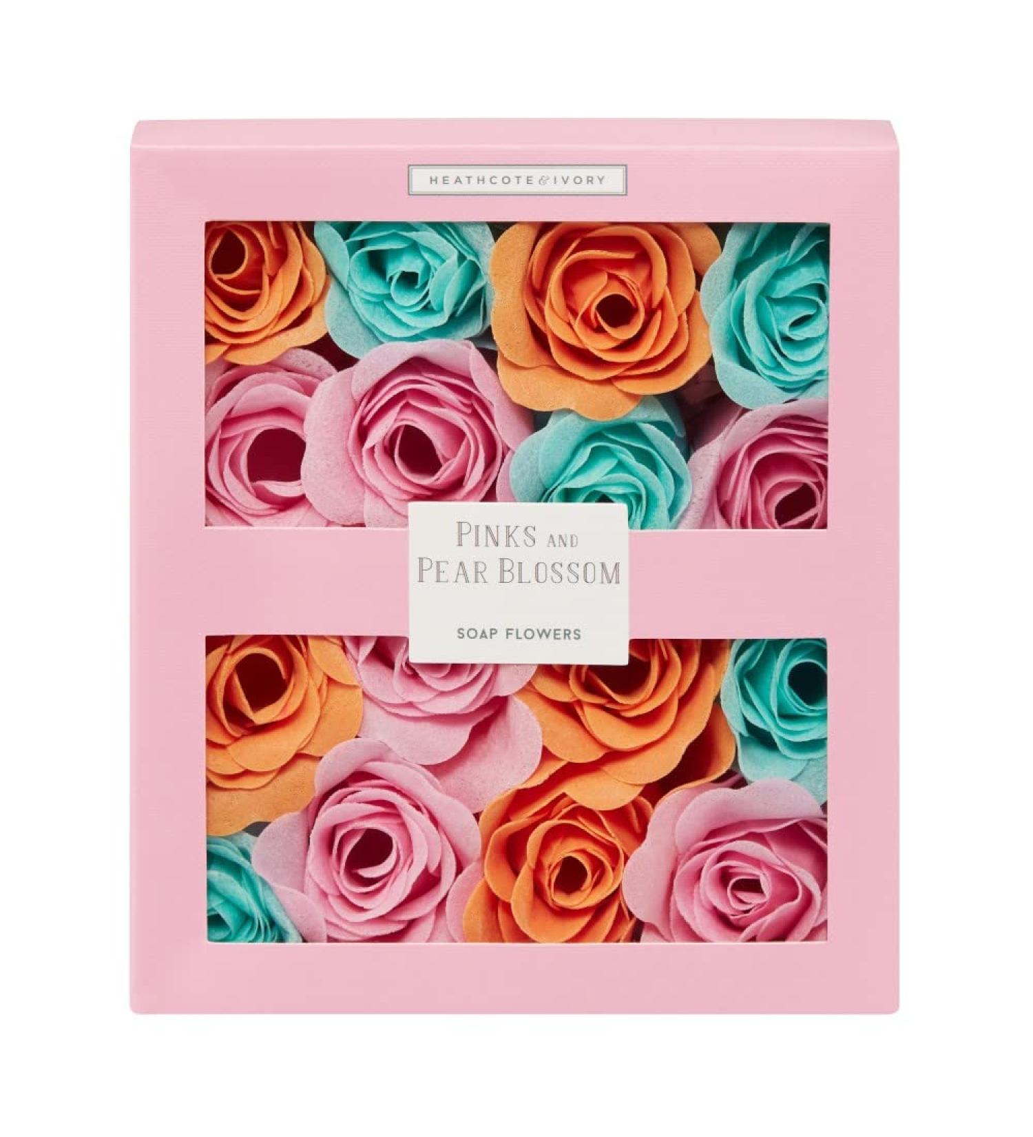 Heathcote & Ivory Florals Pinks and Pear Blossom Bathing Flowers - Gift Box Set - Buy Online on GoSupps.com