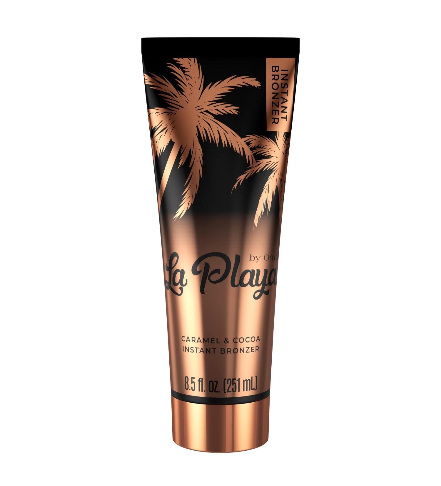 Onyx La Playa Instant Browning Lotion - Sunless Tanner for Glowing Skin - Natural Caramel & Cocoa Based Moisturizer - Buy Online on GoSupps.com