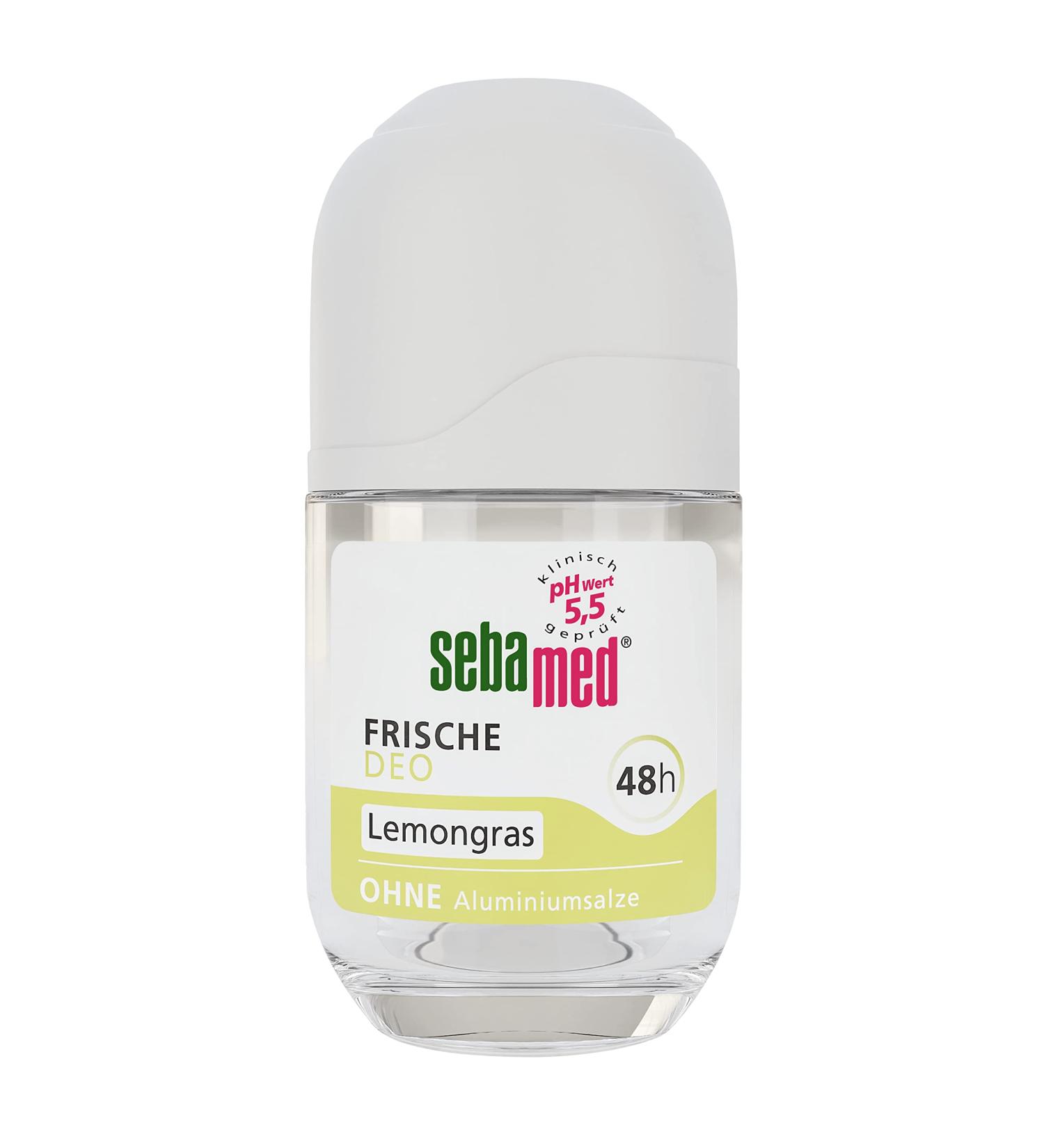  SEBAMED SEBAMED Fresh Lemongrass Roll-on Deodorant reliable protection against body odor 48-hour effect long-lasting freshness without aluminum salts with a fresh lemongrass scent 50 ml - Buy Online on GoSupps.com
