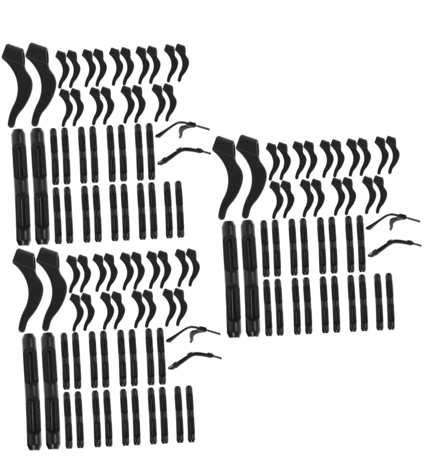 Lurrose 60 Pairs Anti-Slip Glasses Holders | Nerd Wax Bracket & Ear Bars for Secure Grip | Perfect for Kids & Adults - Buy Online on GoSupps.com