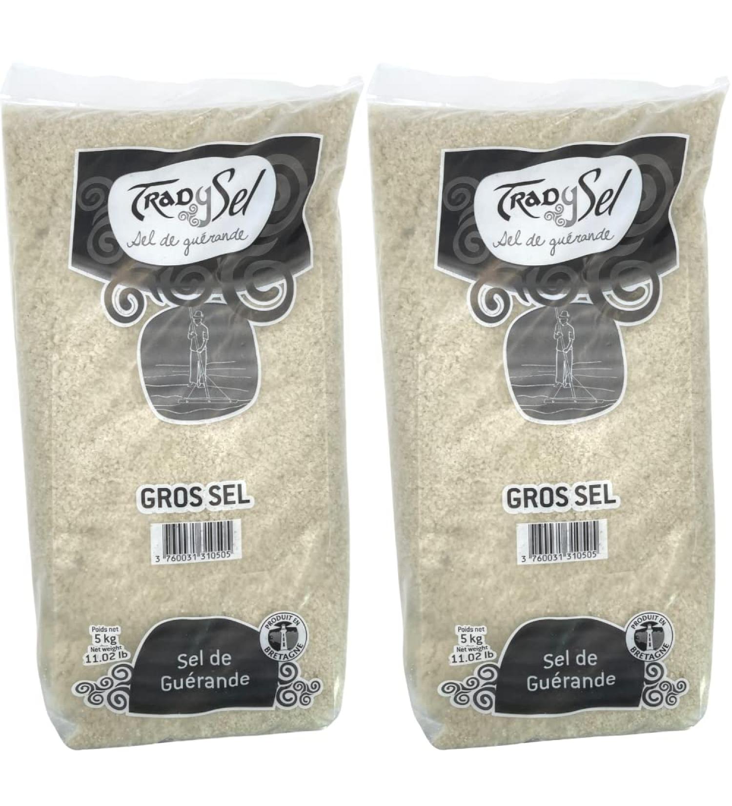 Grey Rock Salt Sel de Guerande 5kg x 2 - Buy Online on GoSupps.com