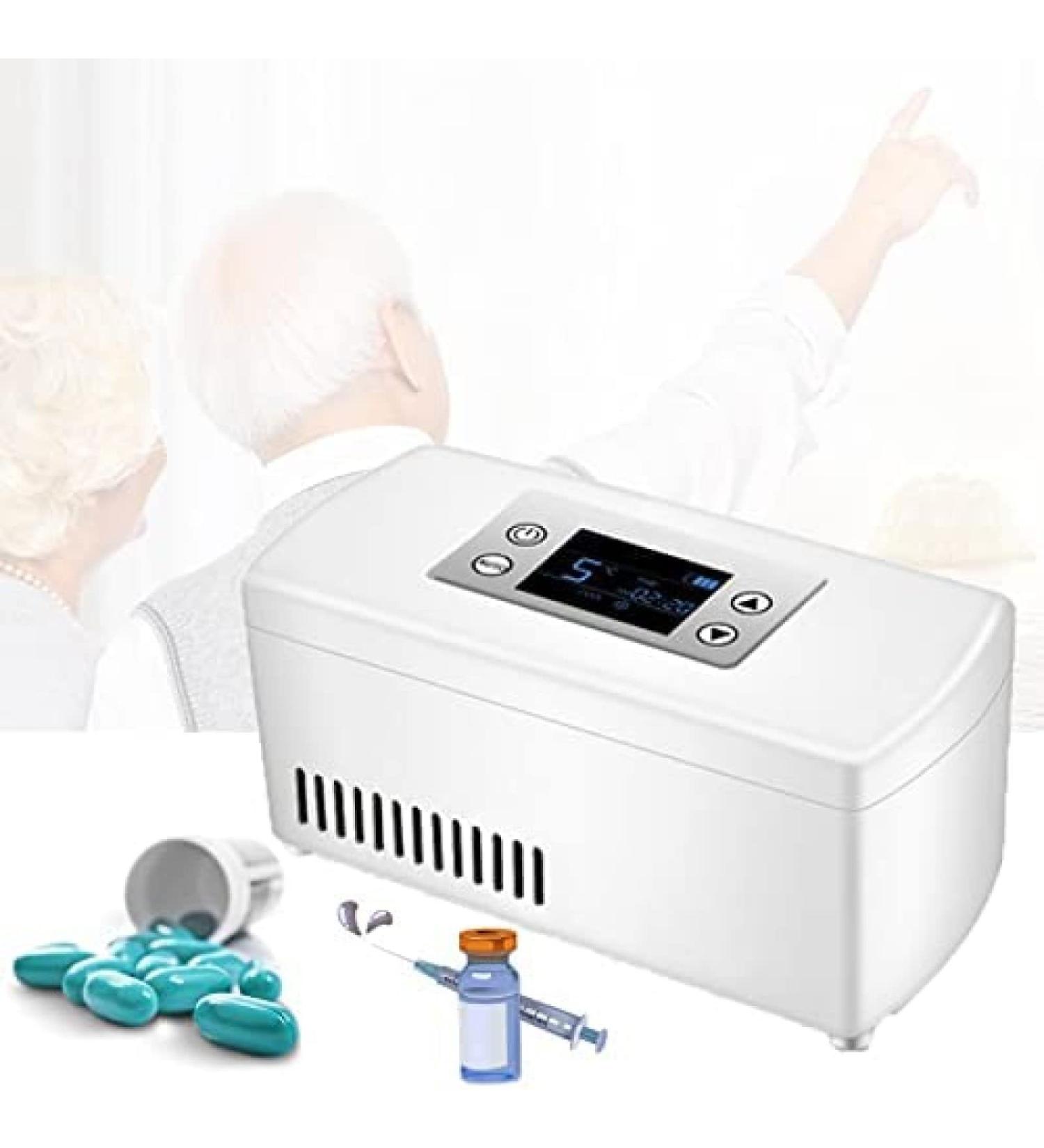 Insulin Refrigerator 2-8 Intelligent Temperature Control + HD LCD Medical Refrigerator Large Capacity - Buy Online on GoSupps.com