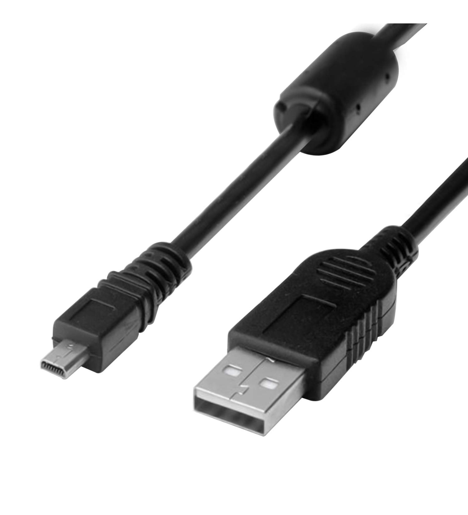 USB Camera Cable for Panasonic Lumix DMC-G7, DMC-S5, DMC-ZS25, DMC-TZ35, and More - Black - Buy Online on GoSupps.com