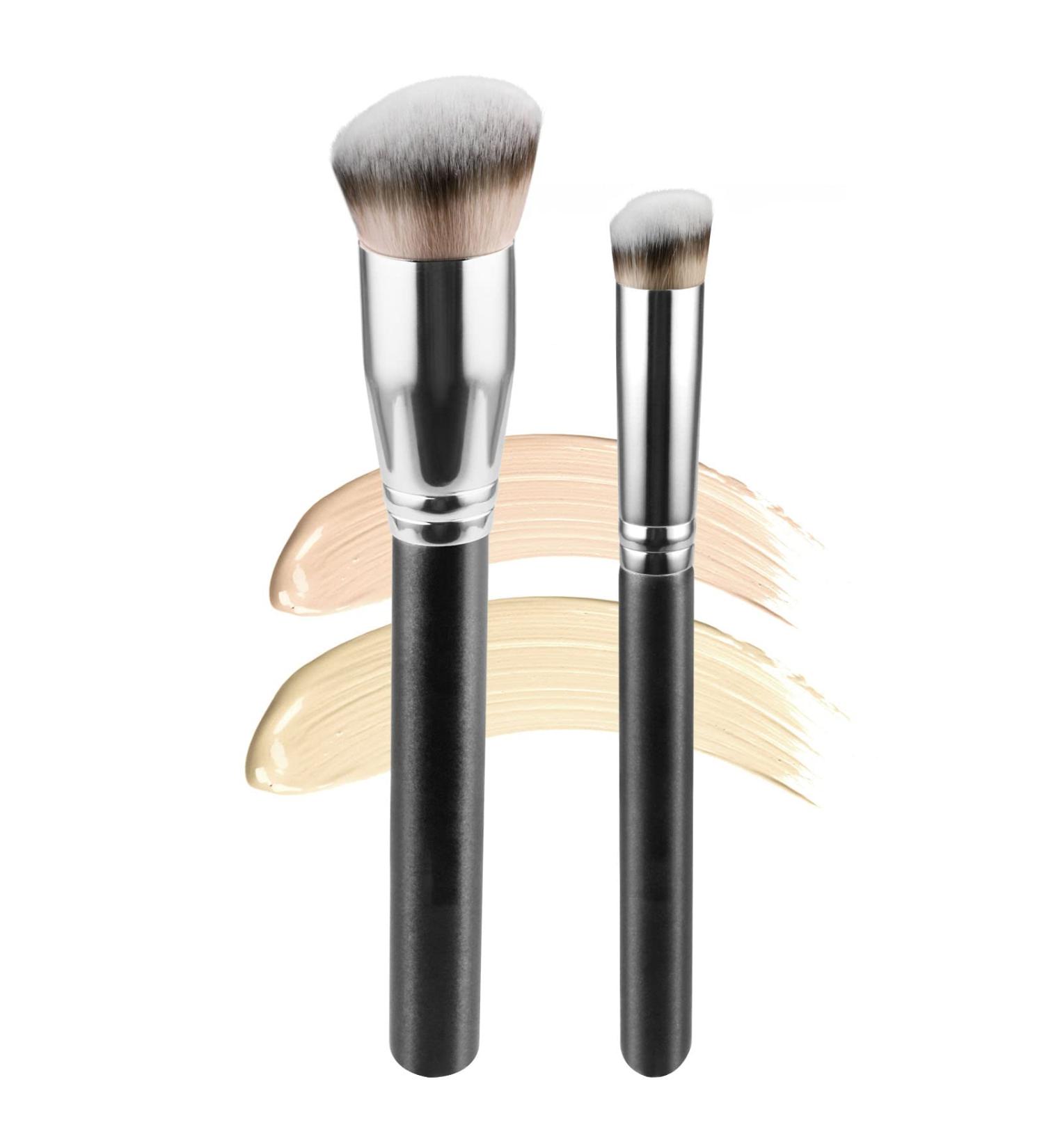 Yoseng Foundation Brush - Premium Synthetic Angled Kabuki Brush for Liquid Cream & Mineral Makeup - Perfect for Blending & Sculpting (Models 170 & 270 - Buy Online on GoSupps.com