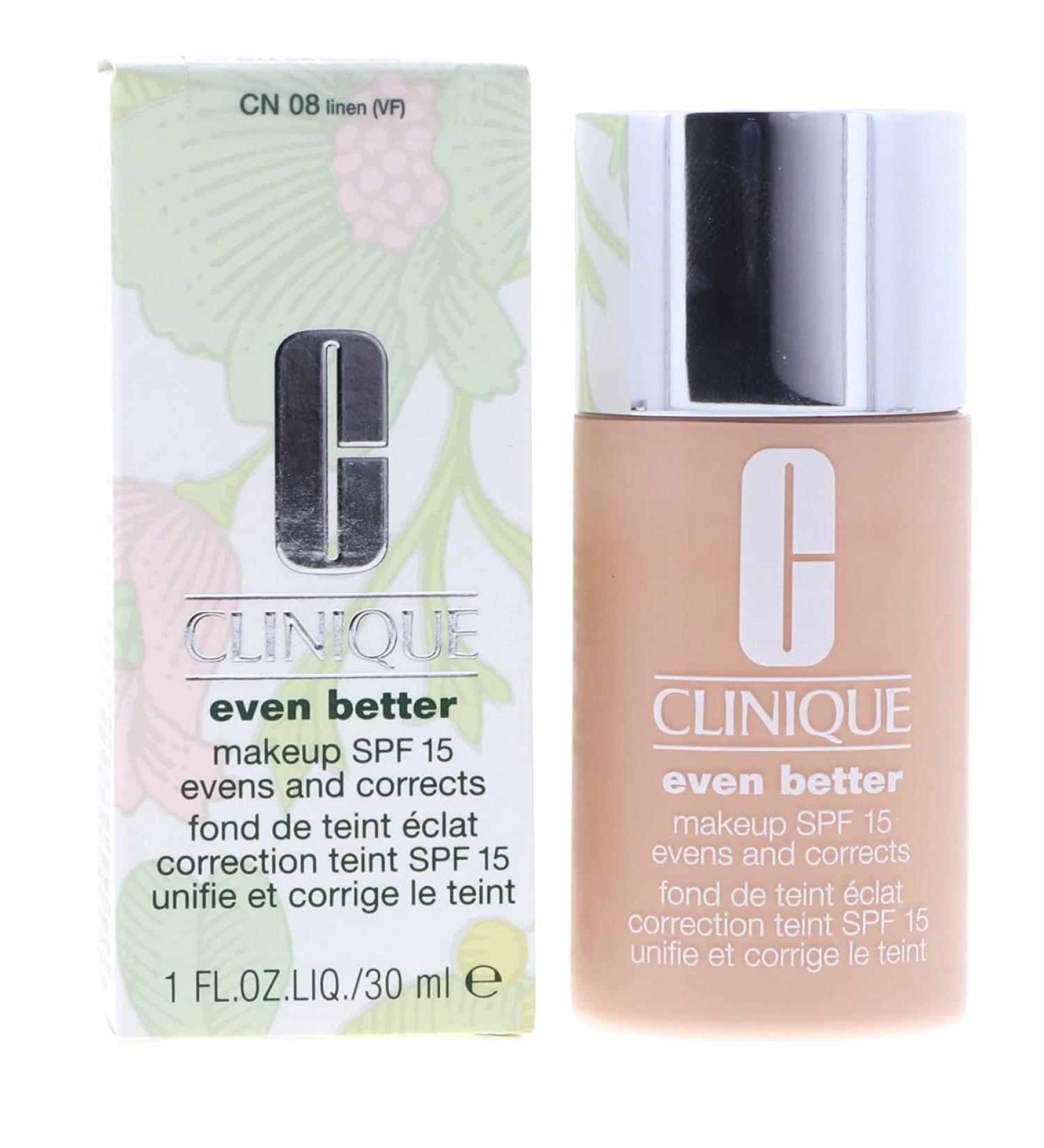 Clinique Even Better Foundation 1.0 Oz SPF 15 - Makeup 24 Linen for Dry to Combination Oily Skin - Buy Online on GoSupps.com