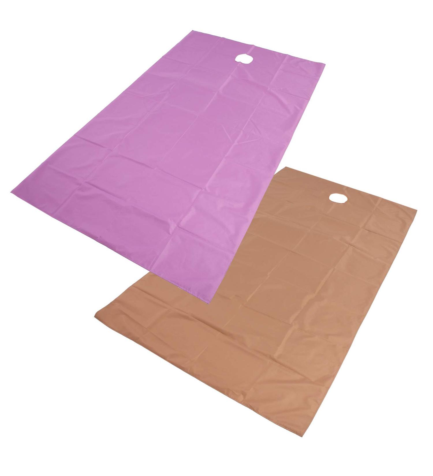 Verdant Touch Spa Beautyblock - Waterproof Massage Bed with Facial Hole 200x115 cm Violet & Dark Coffee | Perfect for Spa & Home Use - Buy Online on GoSupps.com