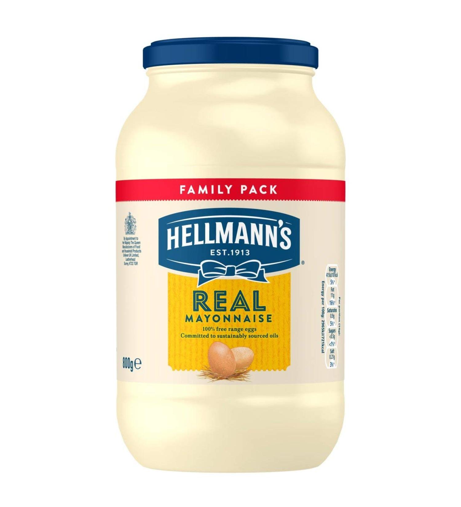 Hellmann's Hellmann's Real Mayonnaise (800g)