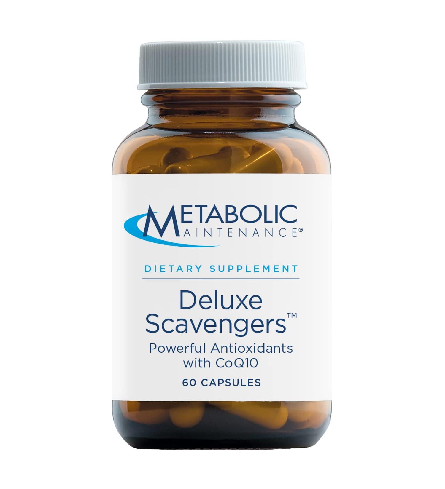 Metabolic Maintenance Deluxe Scavengers - Antioxidant Supplement with Pomegranate CoQ10 Vitamins Lutein & Zeaxanthin (60 Capsules) | Buy Internationally for Optimal Health - Buy Online on GoSupps.com