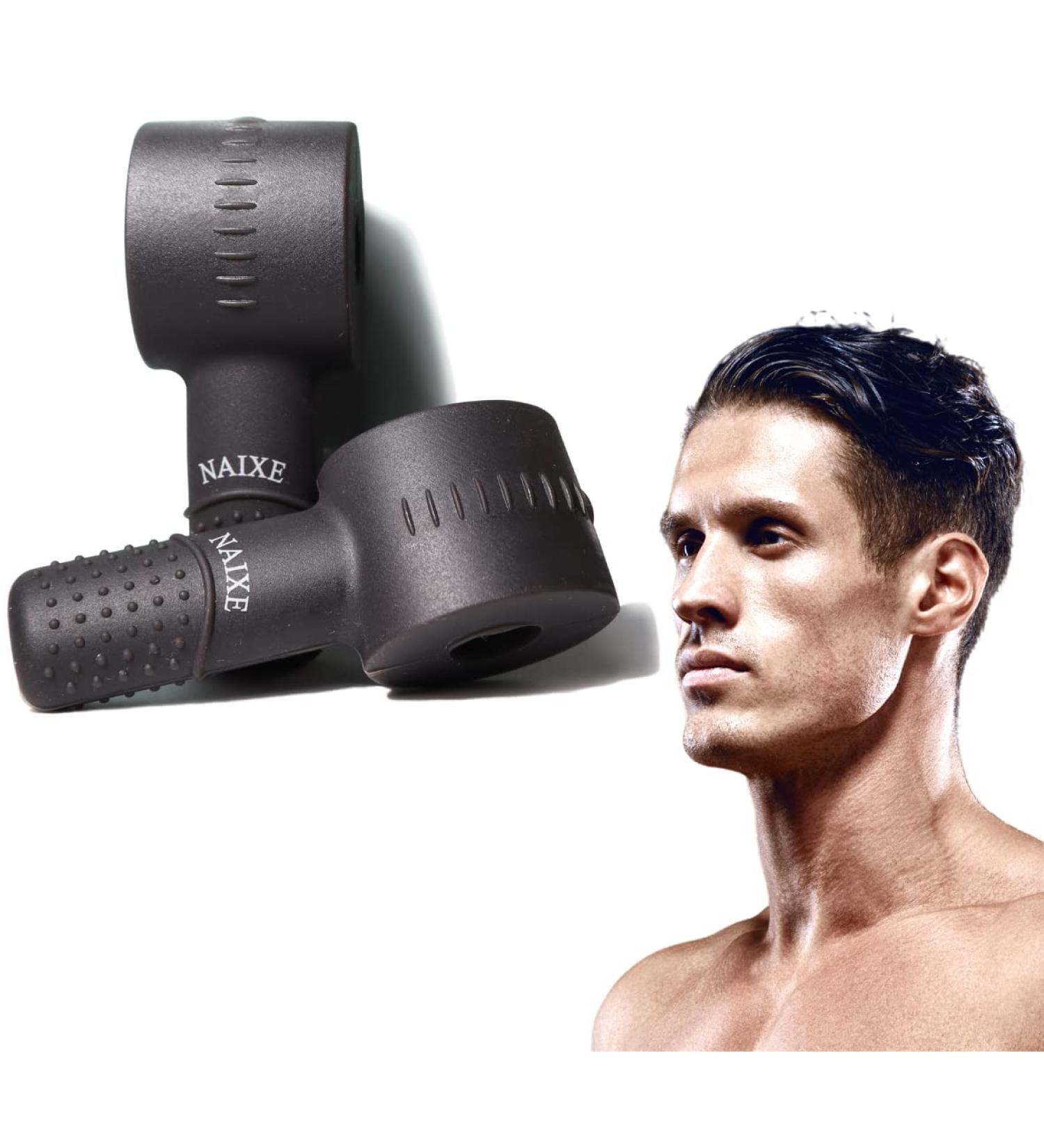 Jawline Exerciser for Men and Women - Face Slimmer, Neck and Jaw Exerciser, Double Chin Reducer, Sculptor - Silicone Facial Tool - Buy Online on GoSupps.com
