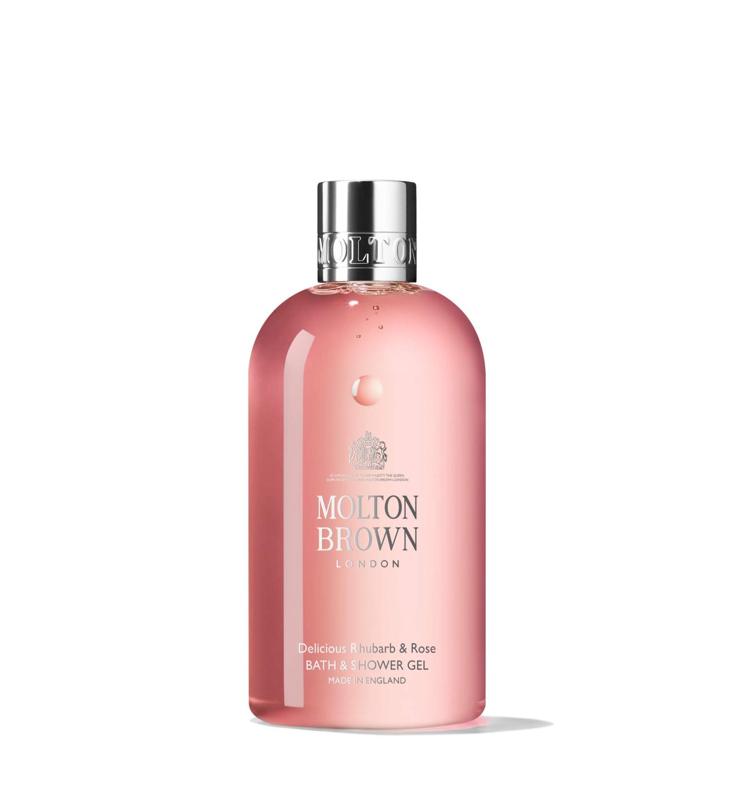 Molton Brown Rhubarb and Rose Body Wash 10 Fl Oz - Luxurious Scented Body Cleanser - Buy Online on GoSupps.com