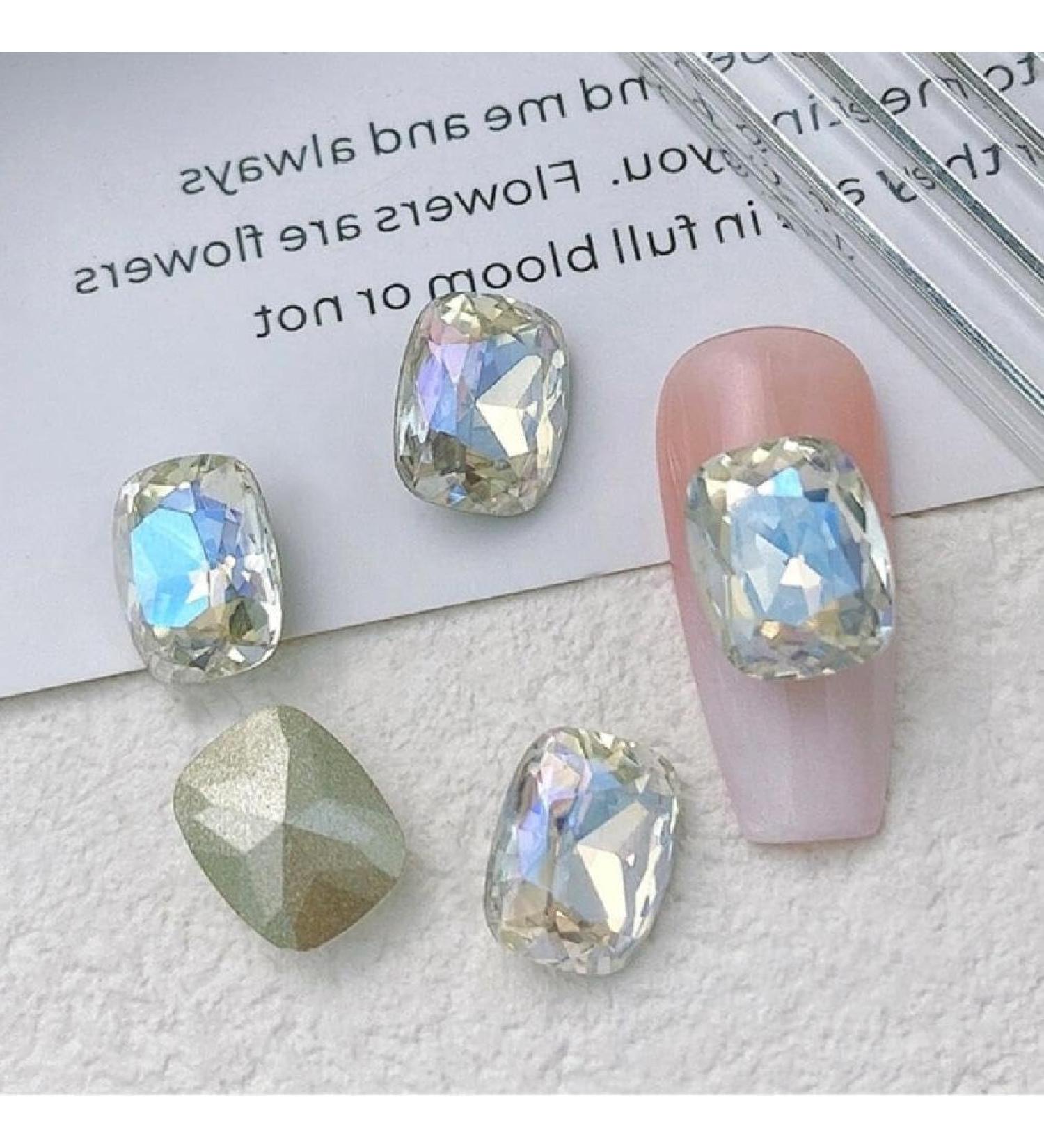 Shape Art Pointed Back Rhinestones for Water Heart Rhinestones Pointed Back Art Charm - Buy Online on GoSupps.com