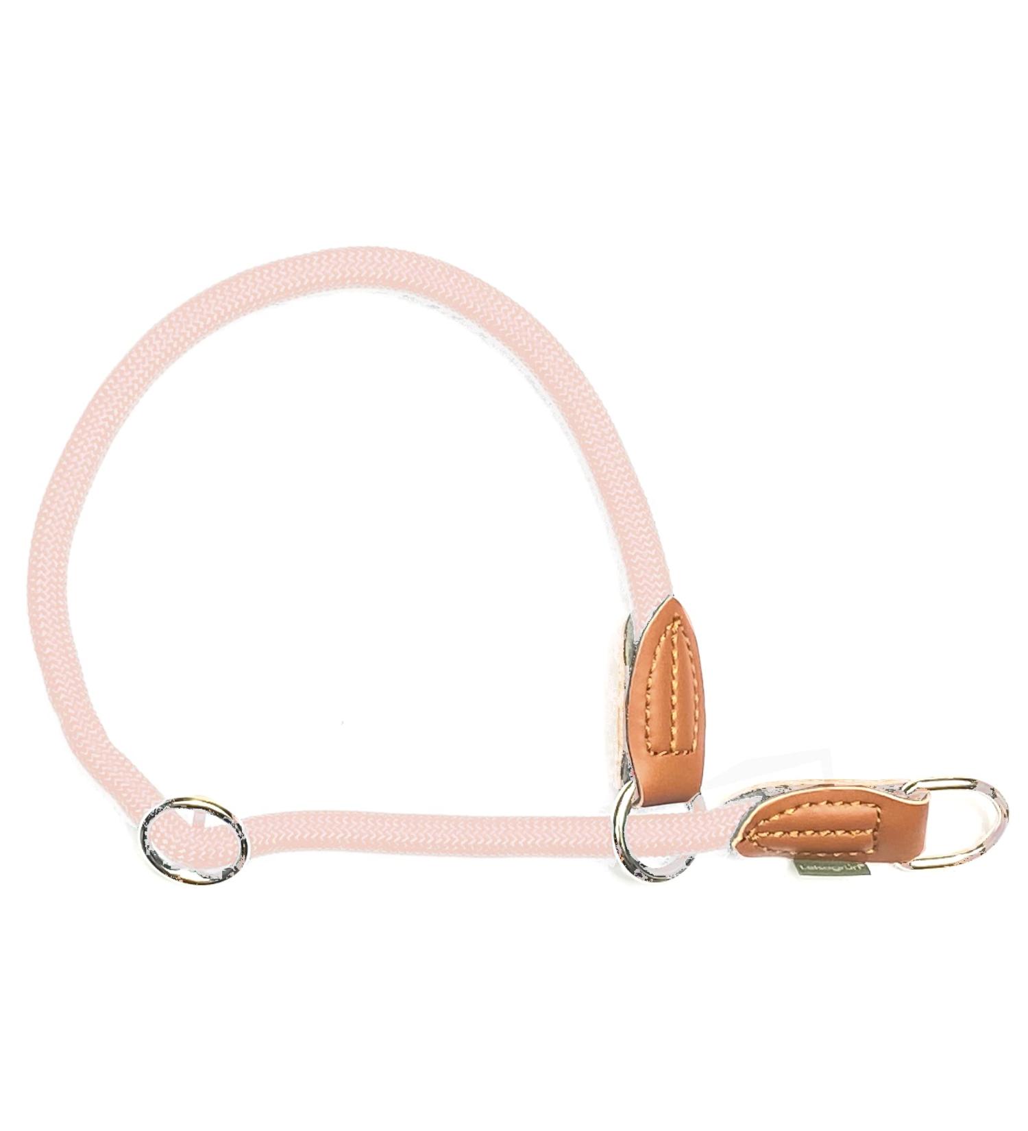 Leisegr n Adjustable Paracord Dog Collar - Devon Model in Rose Size L - Durable Nylon Pet Accessory for International Shipping - Buy Online on GoSupps.com