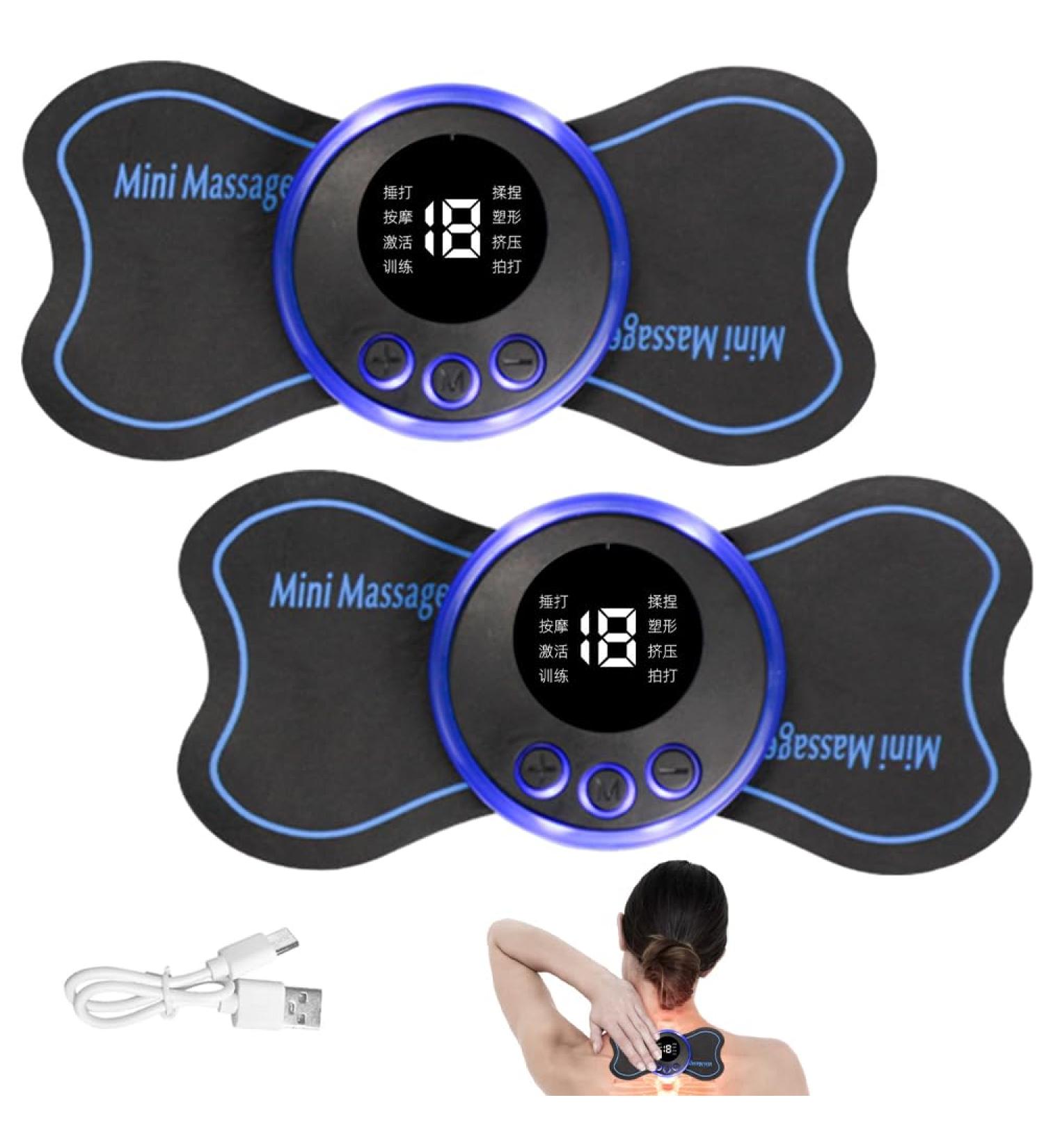 Infreecs Portable Neck Massager - EMS Device with 8 Modes & 19 Levels for Pain Relief - Mini Cervical Massage Solution - Buy Online on GoSupps.com