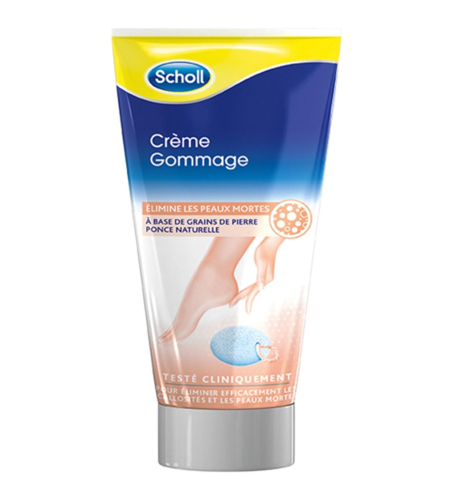 SCHOLL Soin Gommant Pieds Douceur limine Peaux Mortes pour une Texture Lisse (Tube 75 mL) - Le lot de 3
