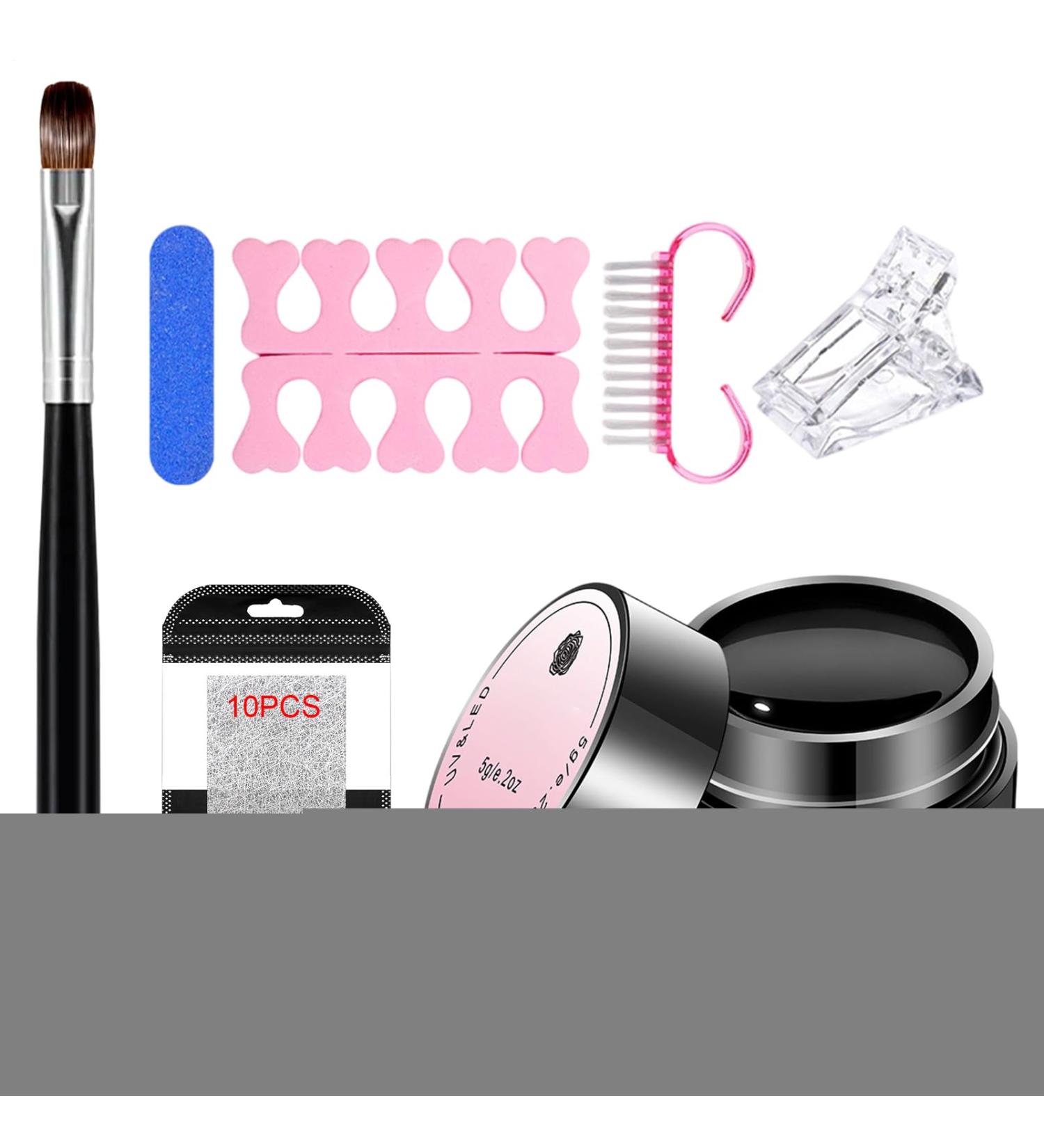 Broken Nail Repair 5g File Brush and Tweezers | Nail Repair Gel File and Brush Daily Manicure Care for Women and Girls - Buy Online on GoSupps.com