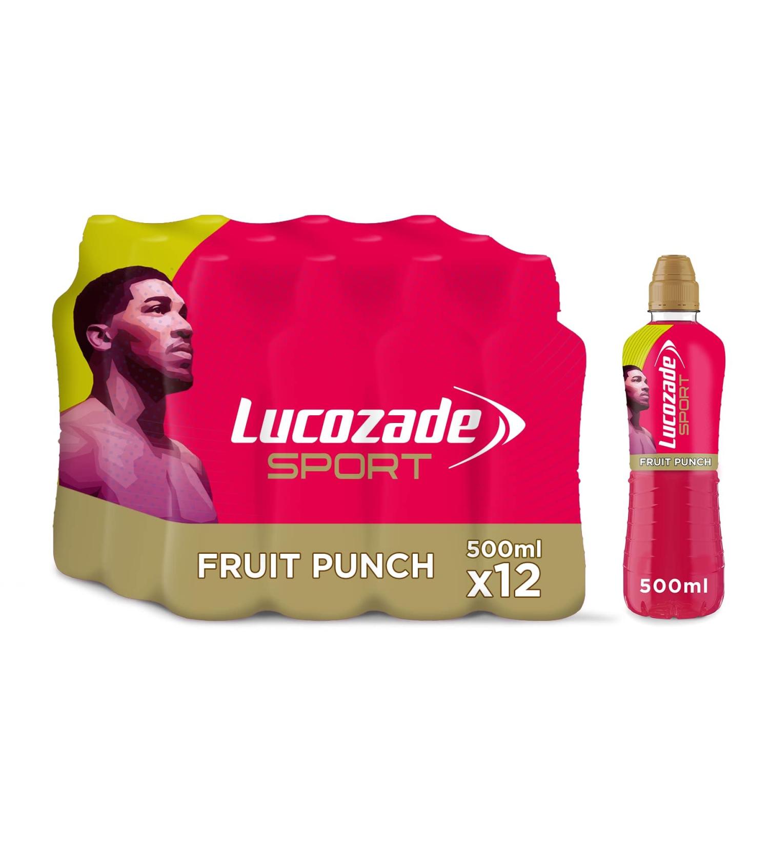 Lucozadezs Sport Isotonic Energy Drink 24x500ml (Fruit Punch)