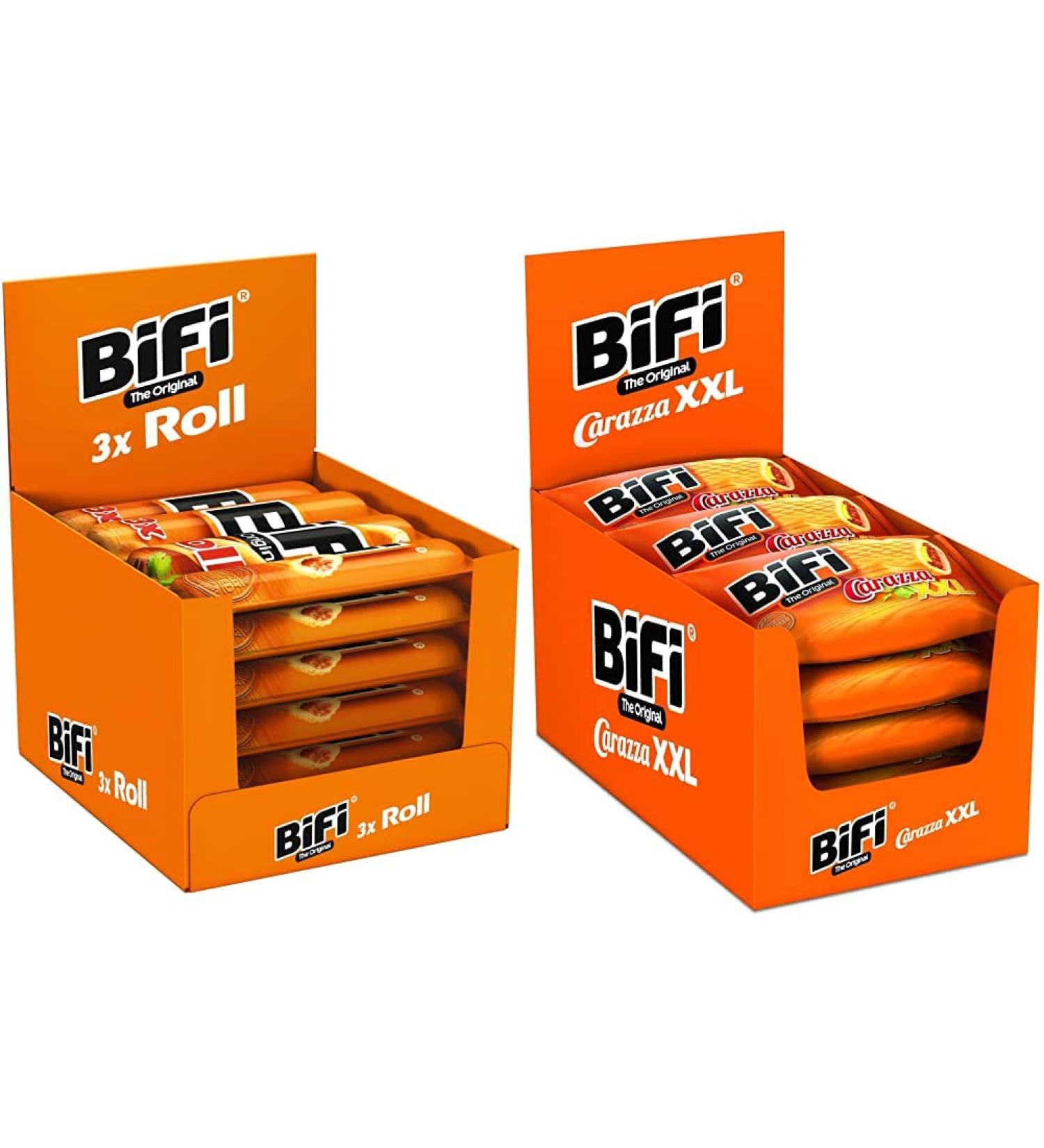 Bifi Roll & Carazza XXL Snack Bundle - Hearty Salami & Pizza Snacks - 10 Pack & 16 Pack - International Shipping Available - Buy Online on GoSupps.com