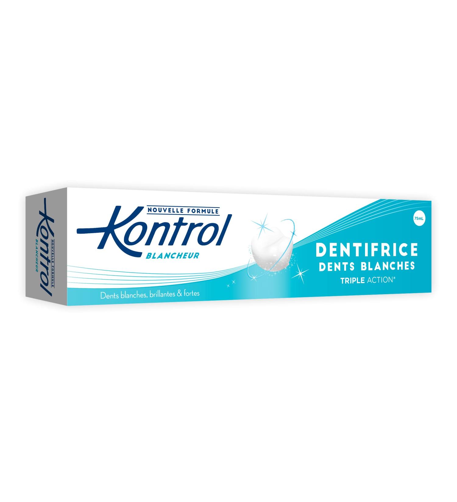 White Teeth Toothpaste - 75 ml - KONTROL