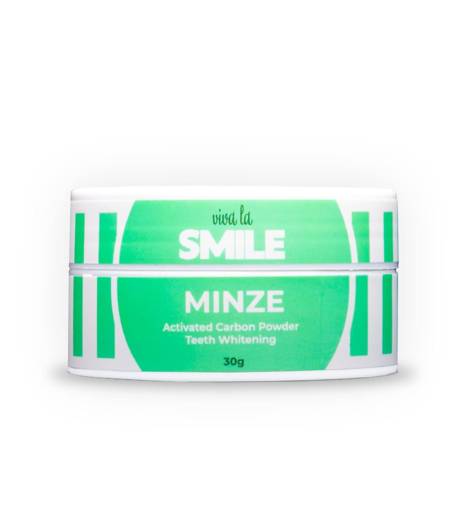 Viva La Smile Coconut Activated Carbon Powder for Teeth Whitening - Natural Charcoal Toothpaste (Mint) - Brighten Your Smile - Buy Online on GoSupps.com