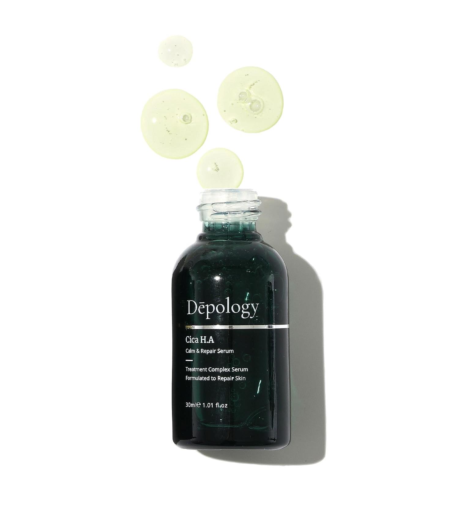 Depology CICA H.A Calm & Repair Serum - Hydrating Face Serum for Redness Relief & Sensitivity | 1.01 fl. Oz - International Shipping Available - Buy Online on GoSupps.com