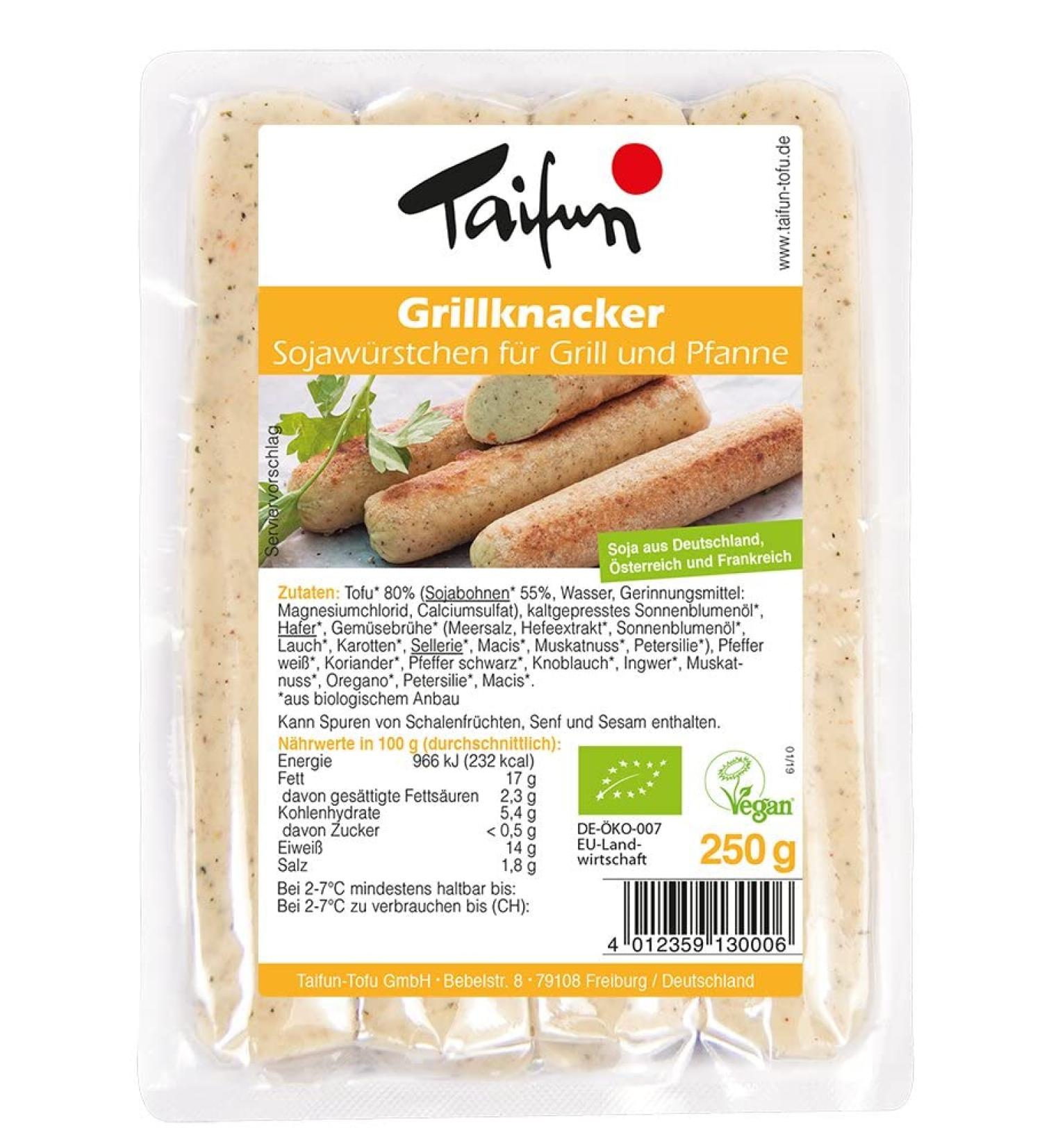Taifun organic grill cracker (6 x 250 gr)