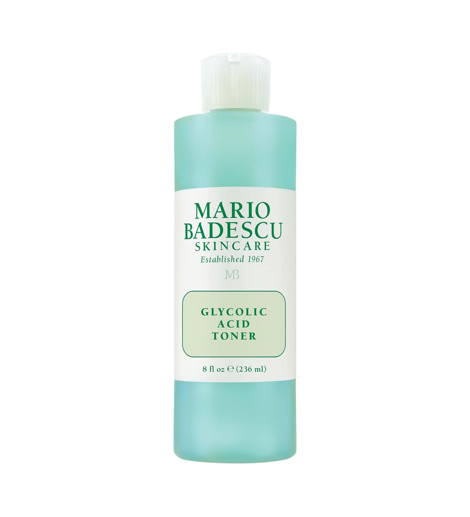 Mario Badescu Glycolic Acid Toner for Dry and Sensitive Skin | Alcohol-Free Brightening and Soothing Facial Toner with Grapefruit Extract | 8 Fl Oz - Buy Online on GoSupps.com