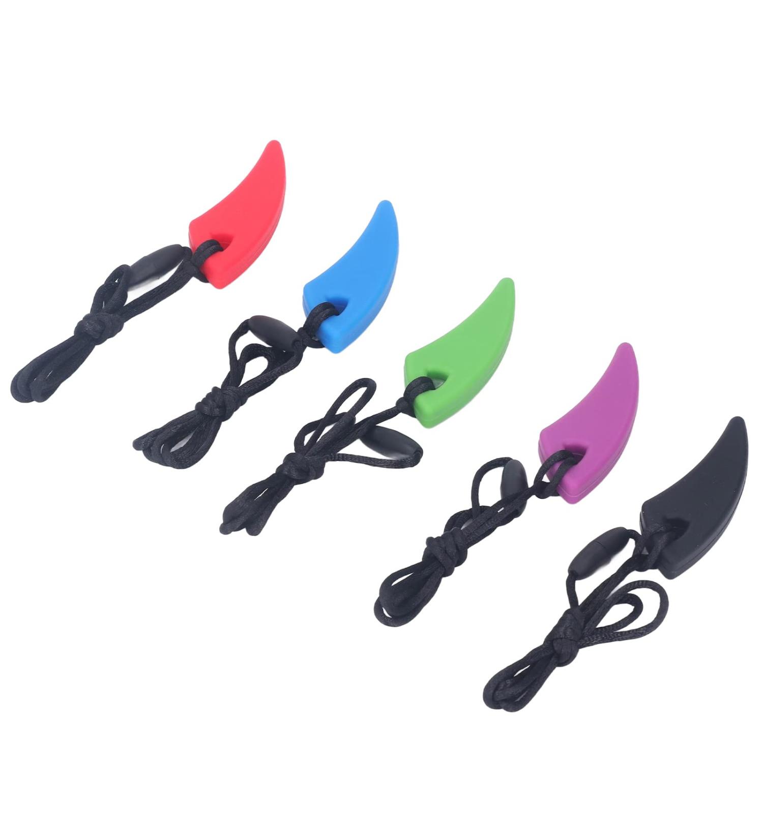 Sensory Chewable Tablets - Heat Resistant Silicone Tooth Shape 5 Pack | Perfect for PDD - Shop Internationally - Buy Online on GoSupps.com