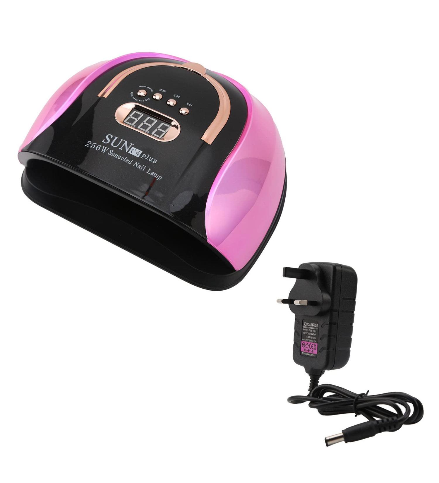 256W UV LED Nail Lamp Professional Fast Nail Curing Lamps UV Nail Light with for Gel Polish with Automatic Sensor/4 Timer Setting Handle Professional Nail Art Tool - Buy Online on GoSupps.com