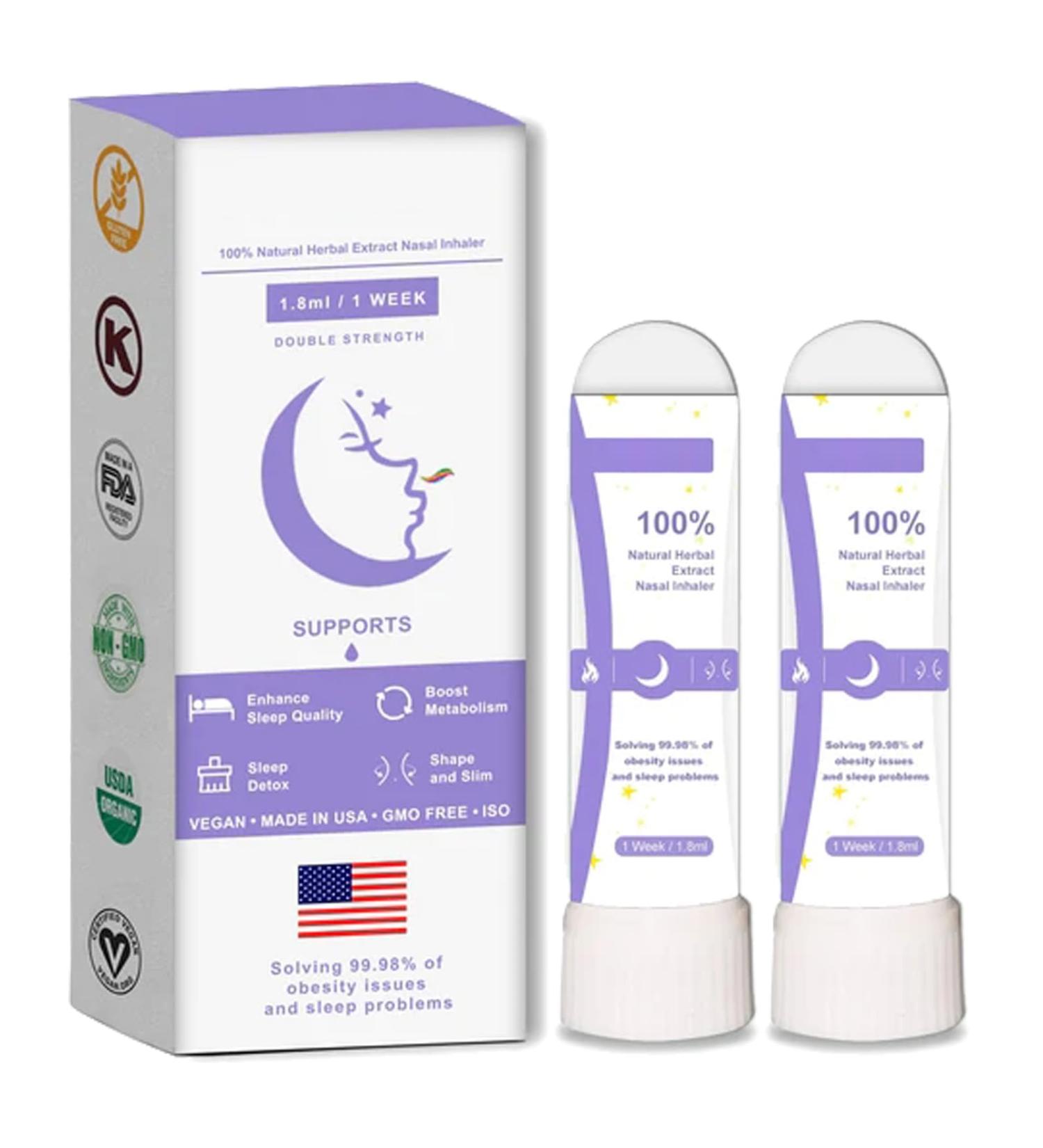 Dreamair Nose Inhaler - 1.8 ml/week | Dream Air Pro Nasal Inhalator for Natural Weight Loss | 2PCs - Sleep Better & Lose Weight Naturally - Buy Online on GoSupps.com