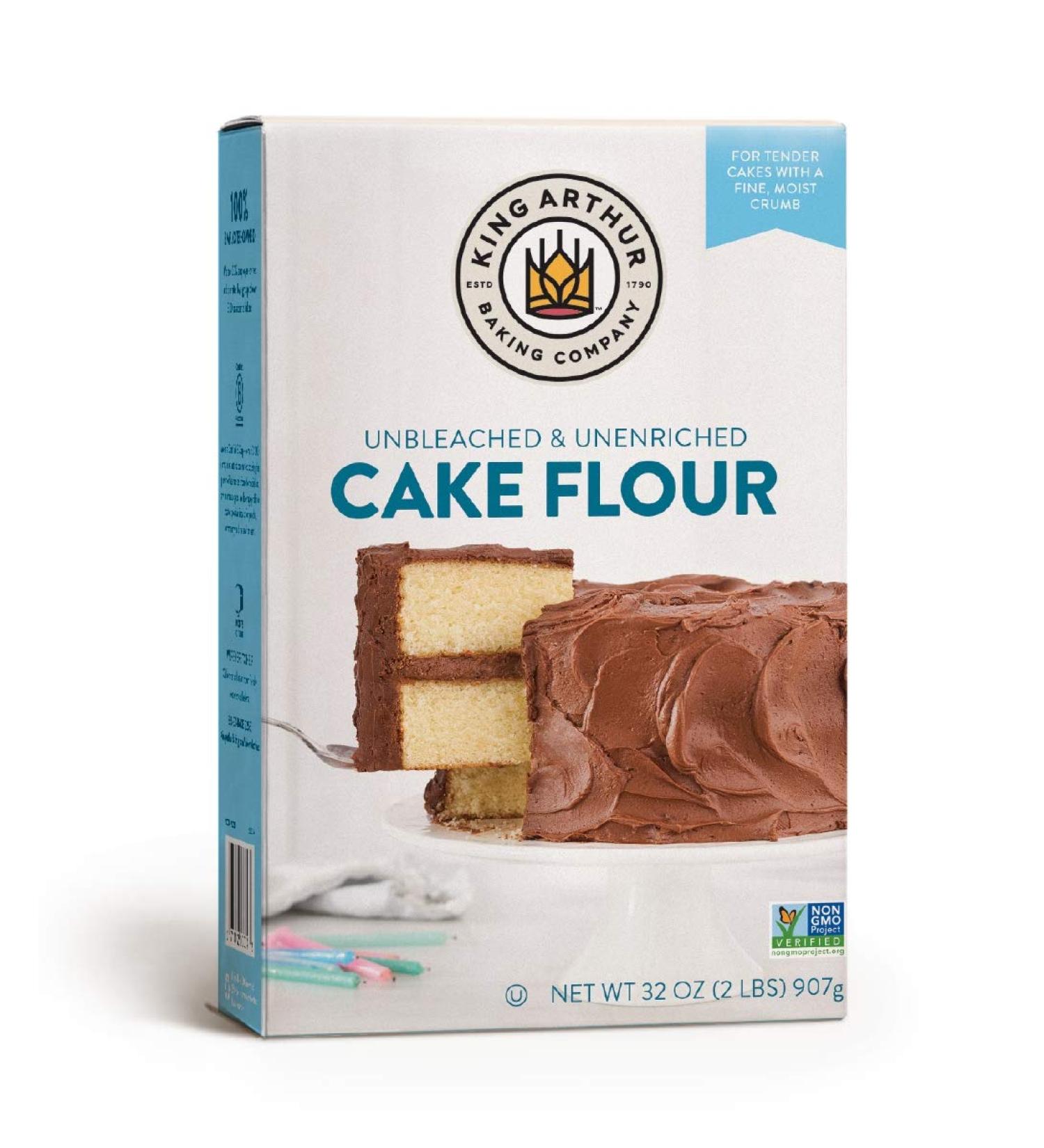 King Arthur Unbleached Cake Flour - 2 Pounds | Non-GMO & Preservative-Free - Buy Online on GoSupps.com
