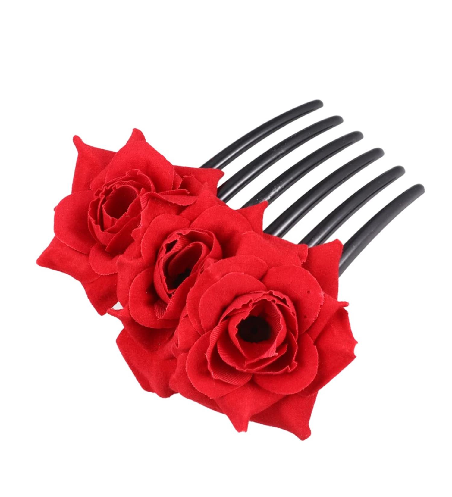 Angoily 1pc Womens Hair Accessories Black Hair Clips Pearl Hair Barrettes Wedding Headpiece for Bride Barrettes for Women Flower Hair Accessories Hairbrush for Women Hair up - Buy Online on GoSupps.com