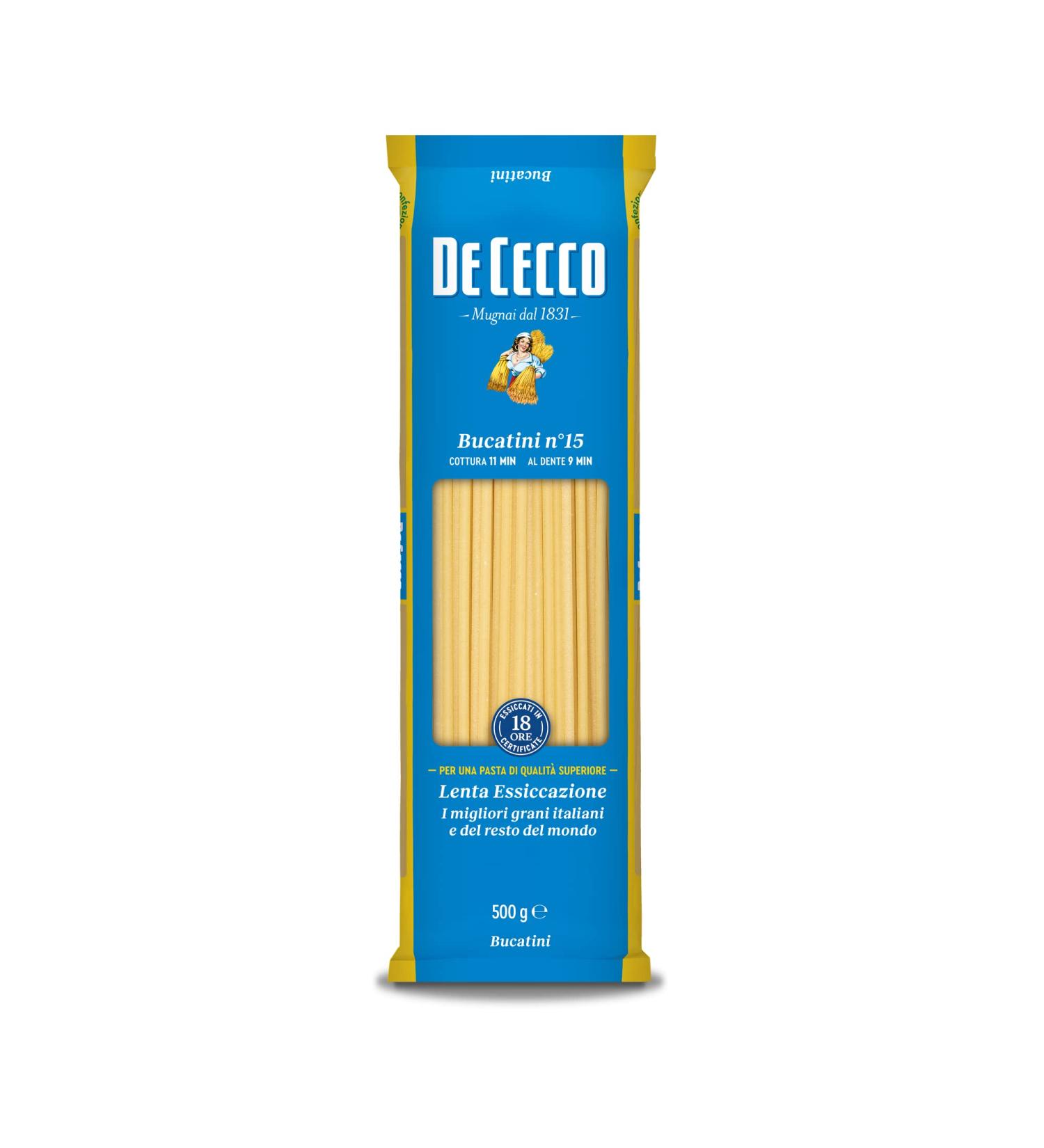 De cecco n.15 bucatini gr.500 (1000035745) - Buy Online on GoSupps.com