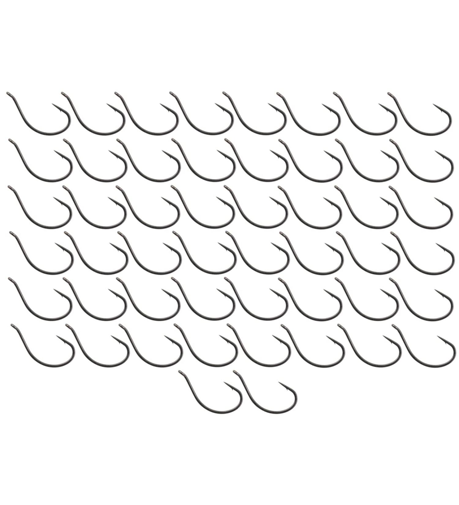 Reaction Tackle Dropshot Hooks (50-Pack) - #1 Black - Buy Online on GoSupps.com