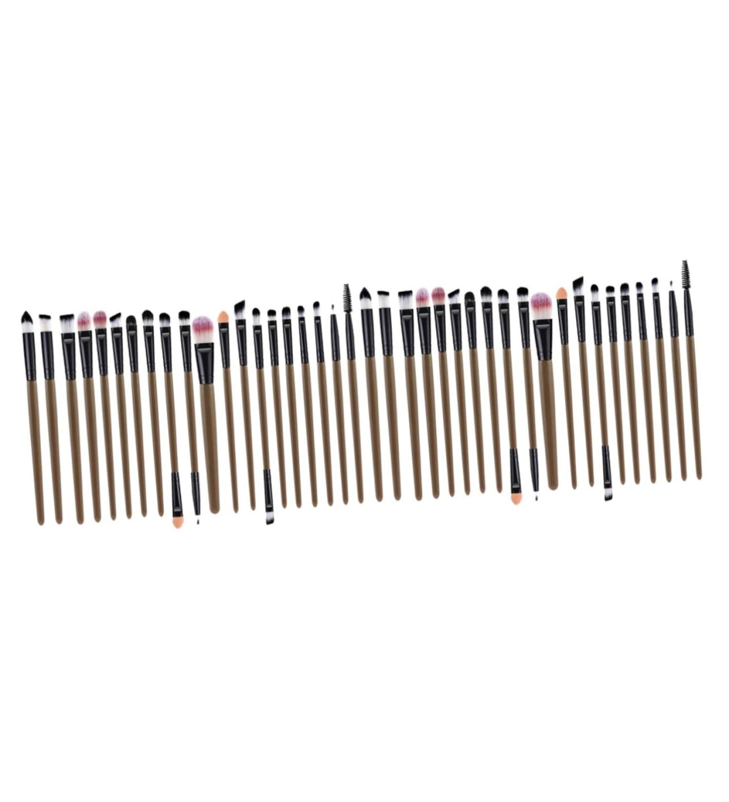 NOLITOY 40 pcs Grey Kit Brush Handle Eyeshadow Eyelash Portable and Eyeliner Makeup Plastic Black Eye Size 1x2pcs As Shownx2pcs - Buy Online on GoSupps.com