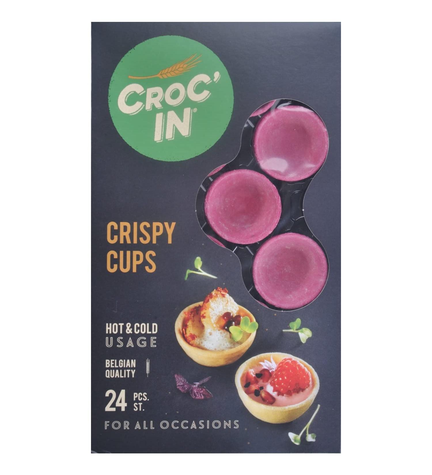 Shop Croc'in Fuchsia Dough Bowl Set - 24 Artisan Vegan Bowls for Snacks & Appetizers - Perfect for Sweet Treats & Hearty Bites - International Shipping Available - Buy Online on GoSupps.com