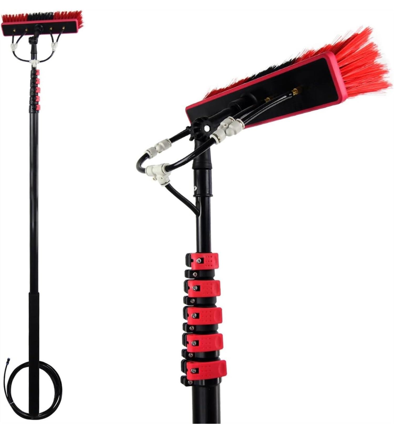 KMFVXZCN Window Cleaning Pole Water Fed Telescopic Brush Conservatory Roof Cleaning Tools for Photovoltaic Panel Cleaning Trucks Windows Window Cleaner Kit (Color : 10.8m/36ft) (7.2m/24ft) - Buy Online on GoSupps.com