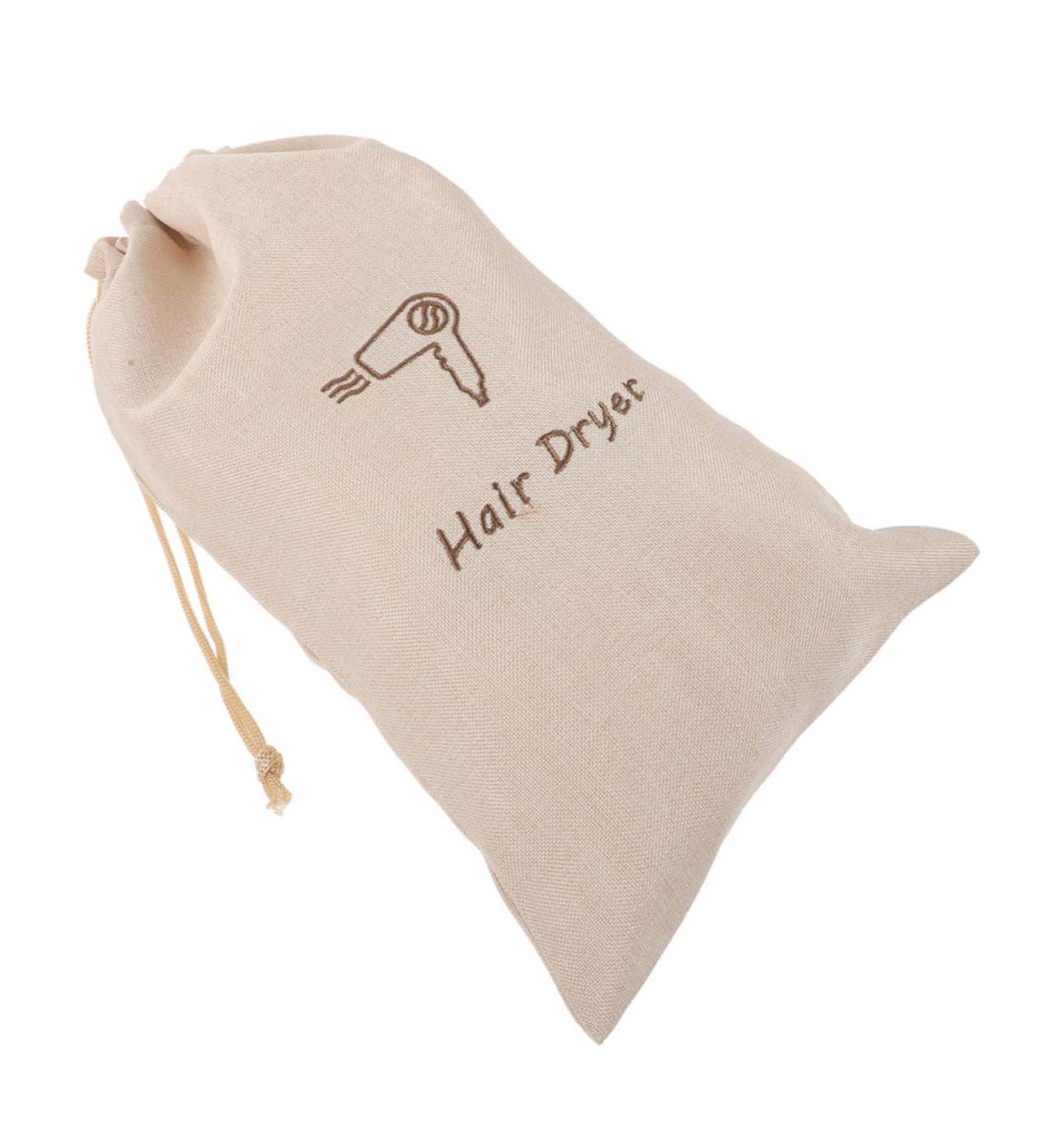 IMIKEYA Hair Dryer Bag Blow Dryer Travel Size Hair Dryer Drawstring Storage Bags Linen Bag Retractable Cable Universal - Buy Online on GoSupps.com