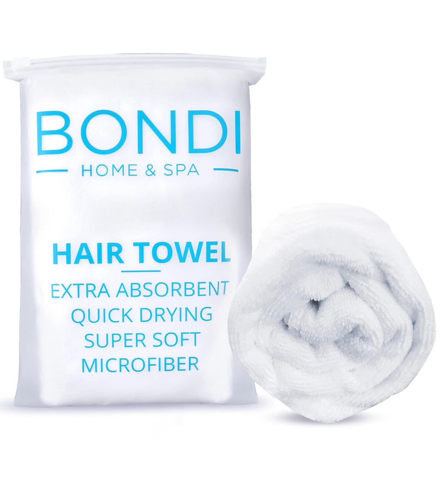 Extra Large Microfiber Hair Towel - 42 x 22 - Anti-Frizz & Fast Drying for Long, Curly, or Thick Hair - Buy Online on GoSupps.com