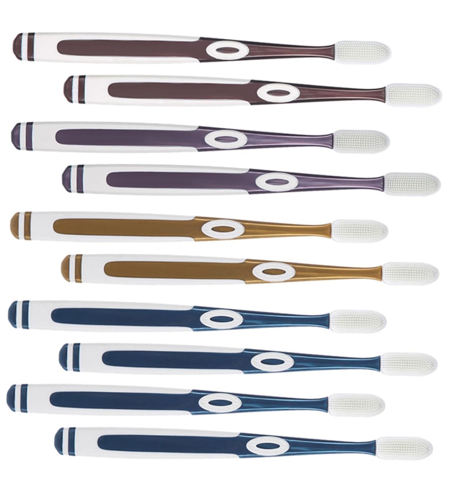 Partykindom 10-Pack Travel Toothbrush Cleaning Tools | Essential Oral Care Accessories for Adults | Handy Toothbrush Tools for Home Use - Buy Online on GoSupps.com